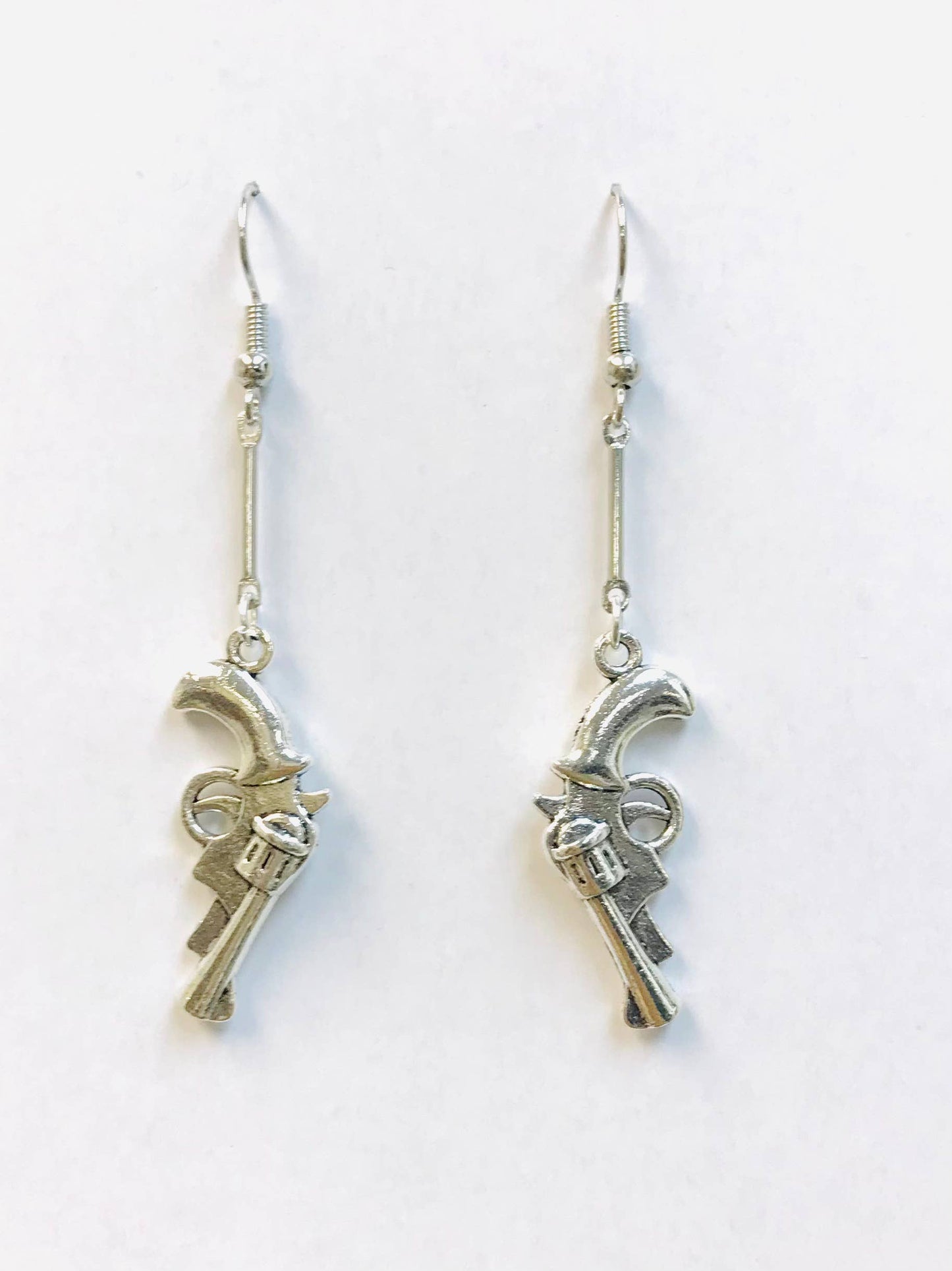 Six Shooter Dangle Earrings