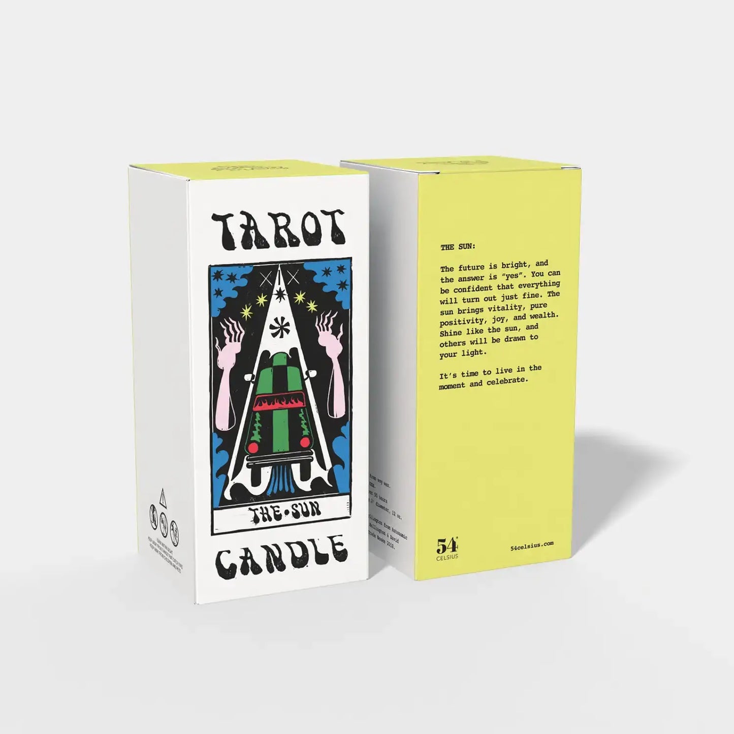 Tarot The Sun Candle - Bergamot, Daisy + Driftwood Scent