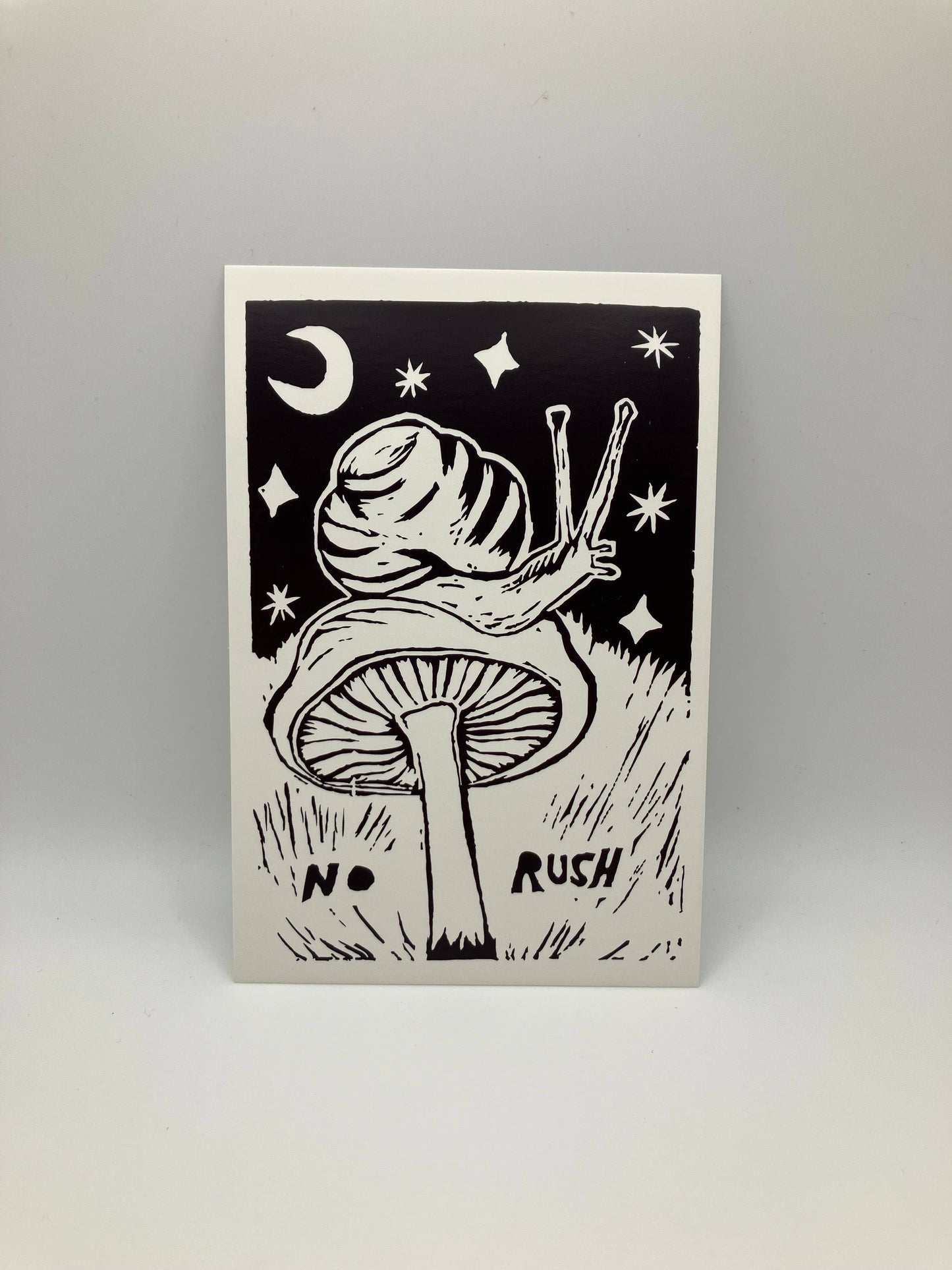 No Rush Snail Print