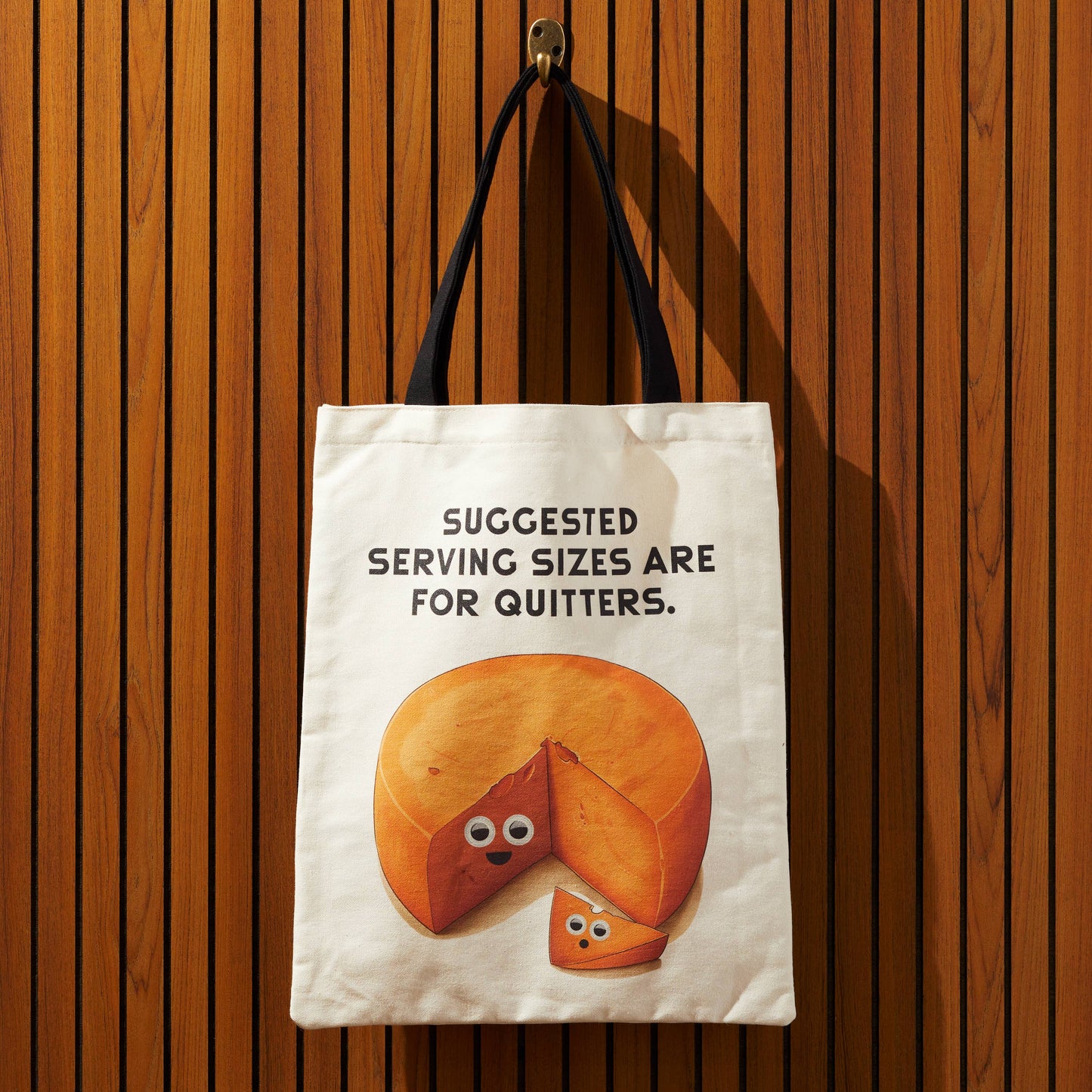 Brass Monkey Googly Food Canvas Tote