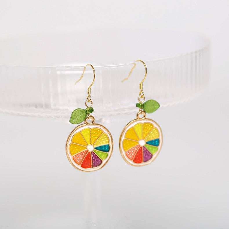 Lemon Slice Earrings