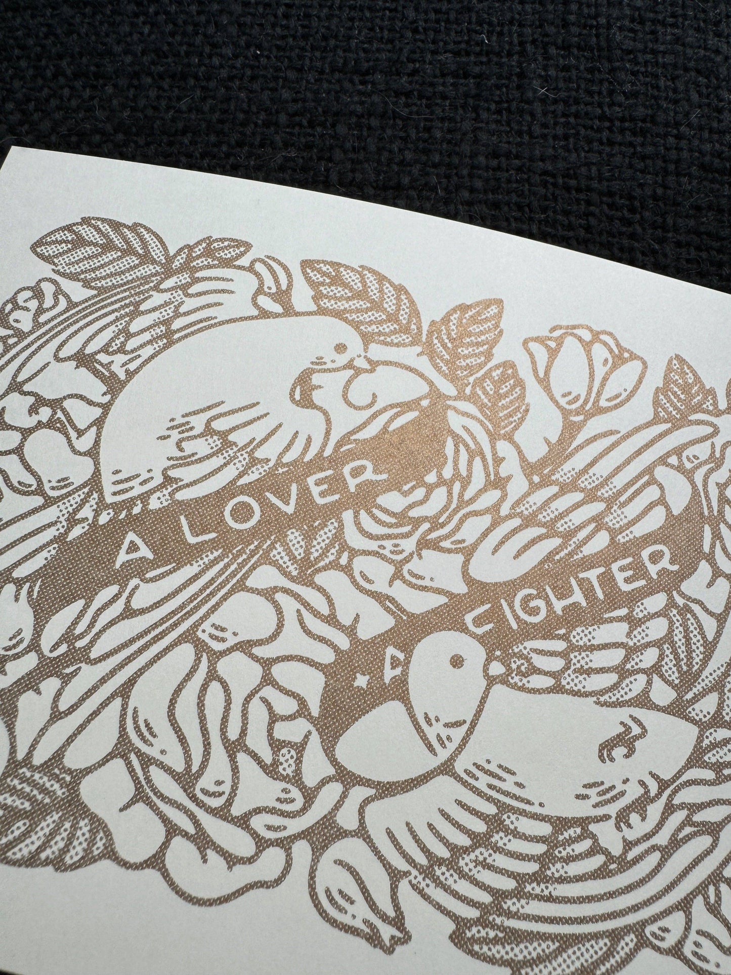 A Lover + Fighter Mini Print