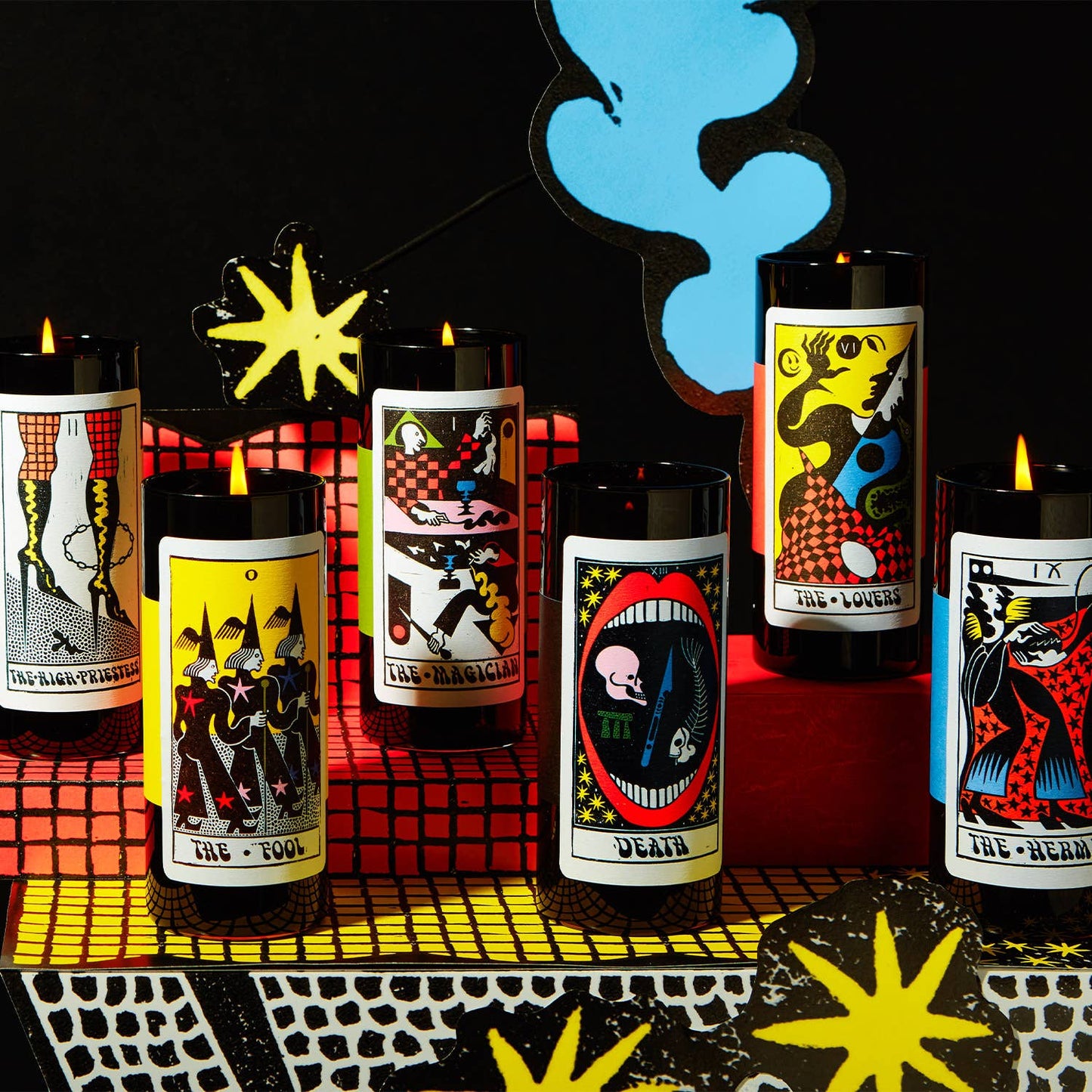 Tarot Magician Candle - Bergamot, Eucalyptus + Cedar