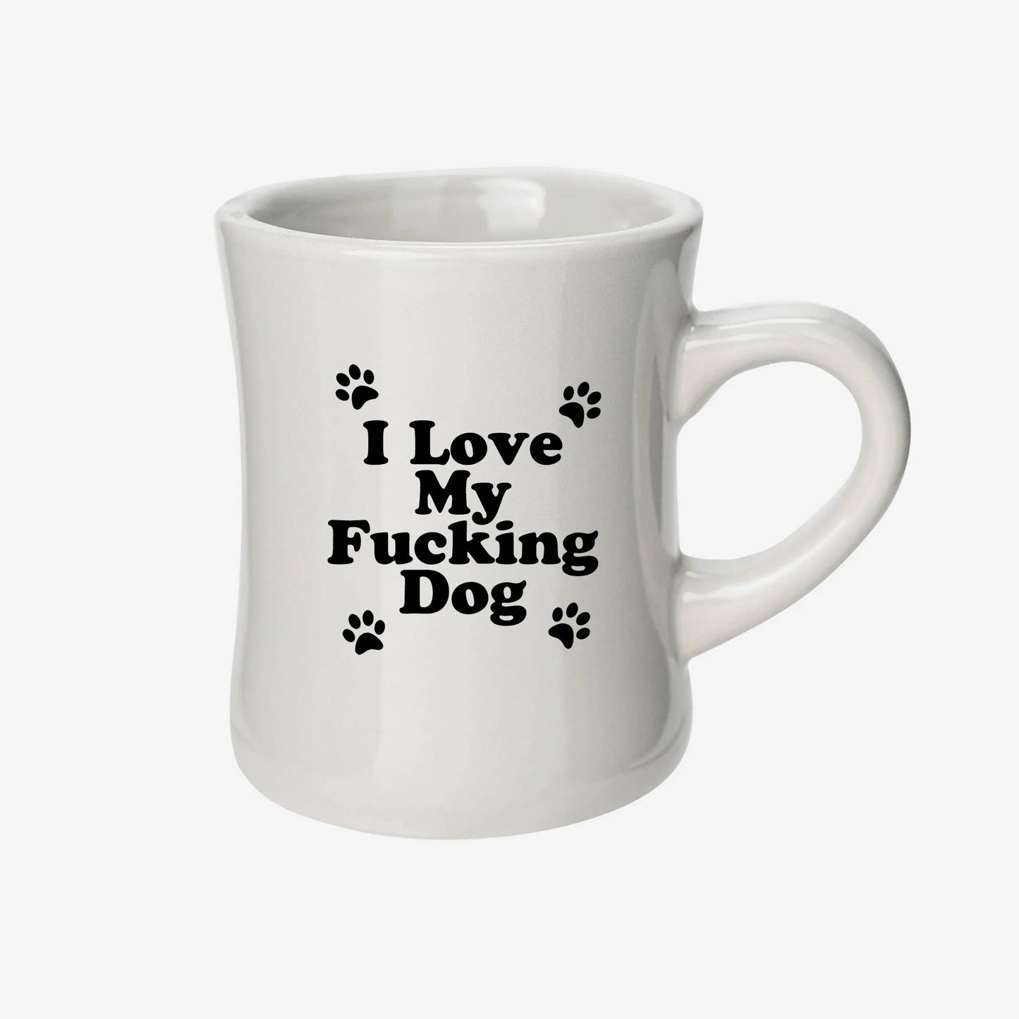 I Love My Dog Diner Mug