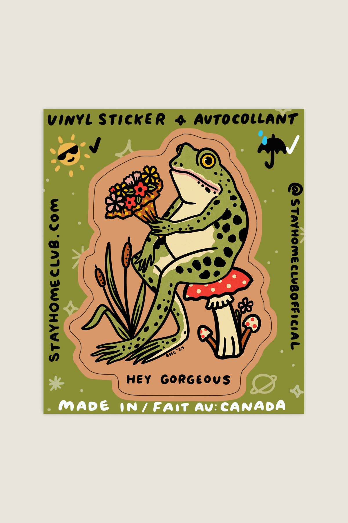 Hey Gorgeous Sticker