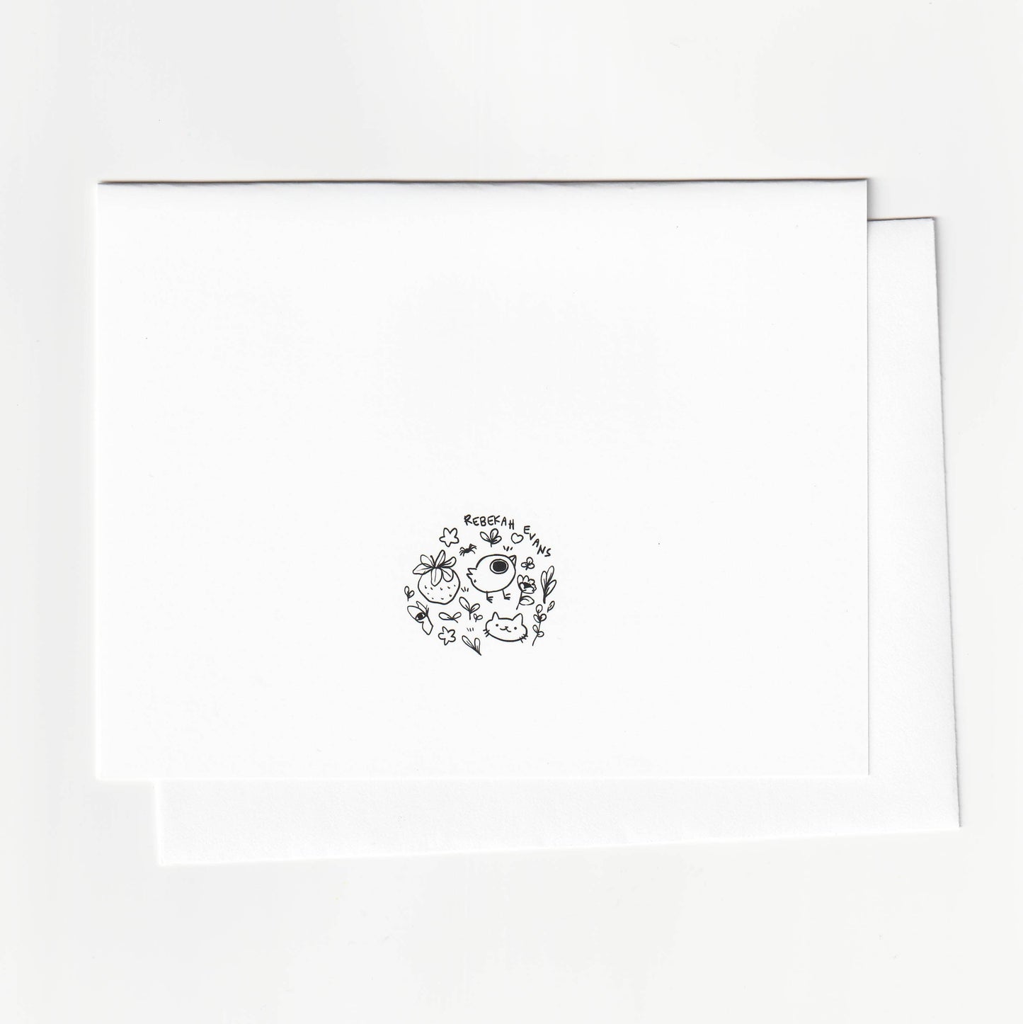 Heart Pillow Cat Card