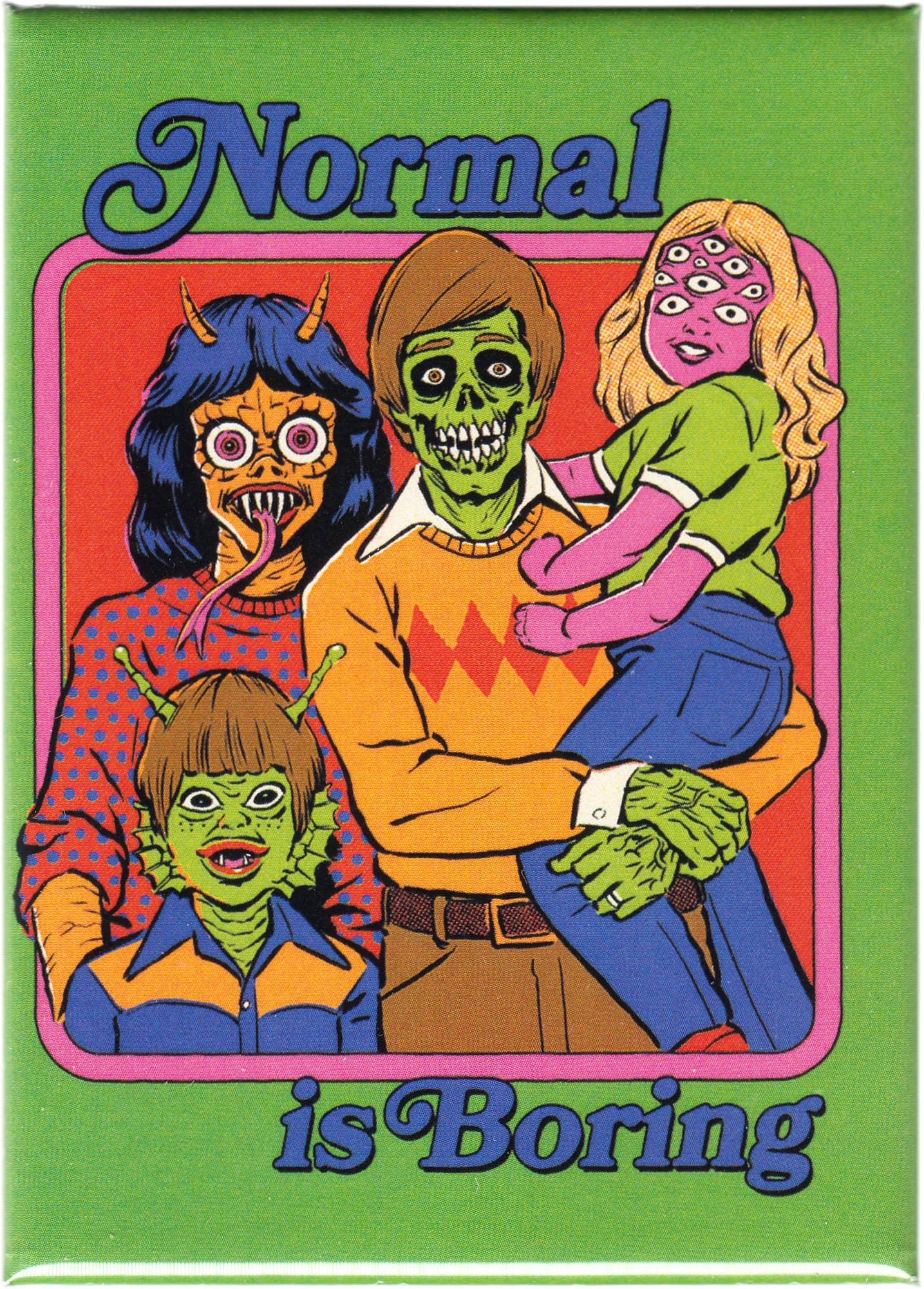 Normal Is Boring Steven Rhodes Magnet
