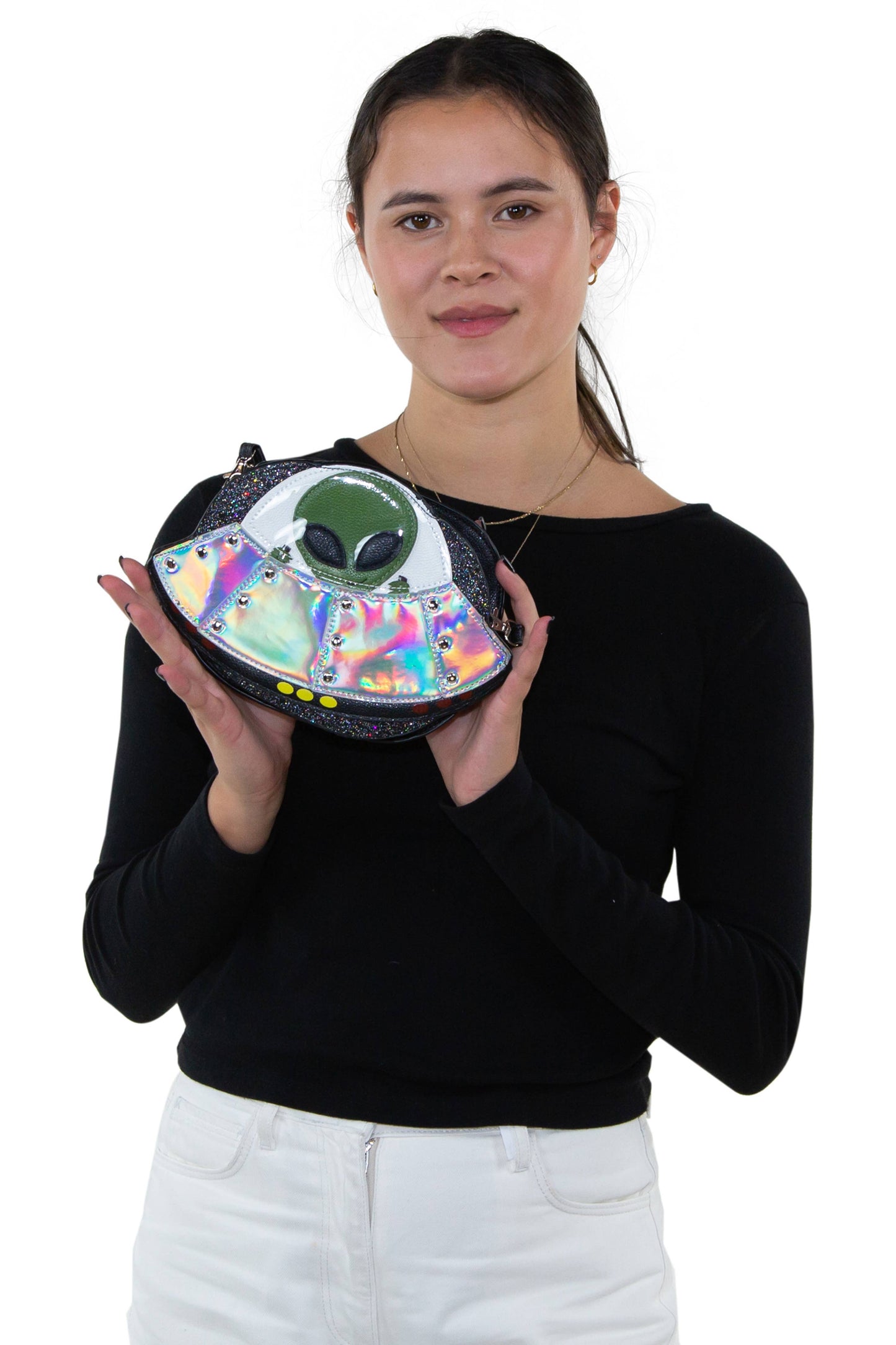 Alien Spaceship Crossbody Bag