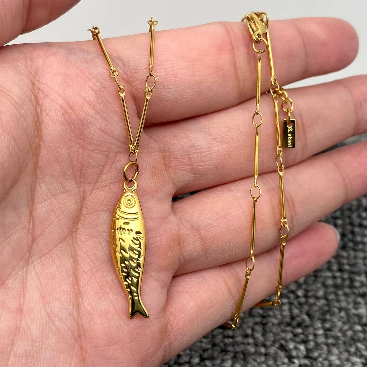 Fish Charm Necklace