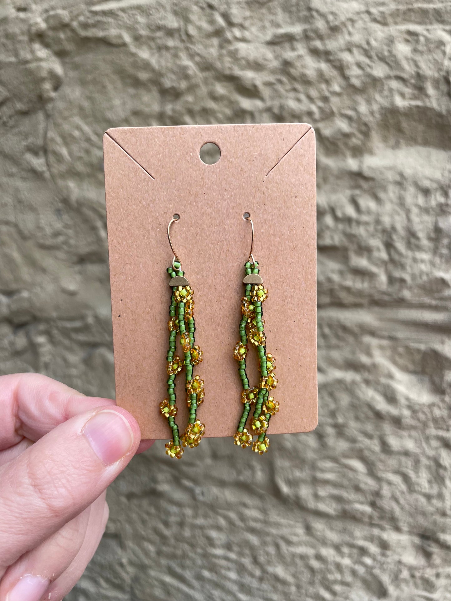 Mini Daisy Fringe Earrings