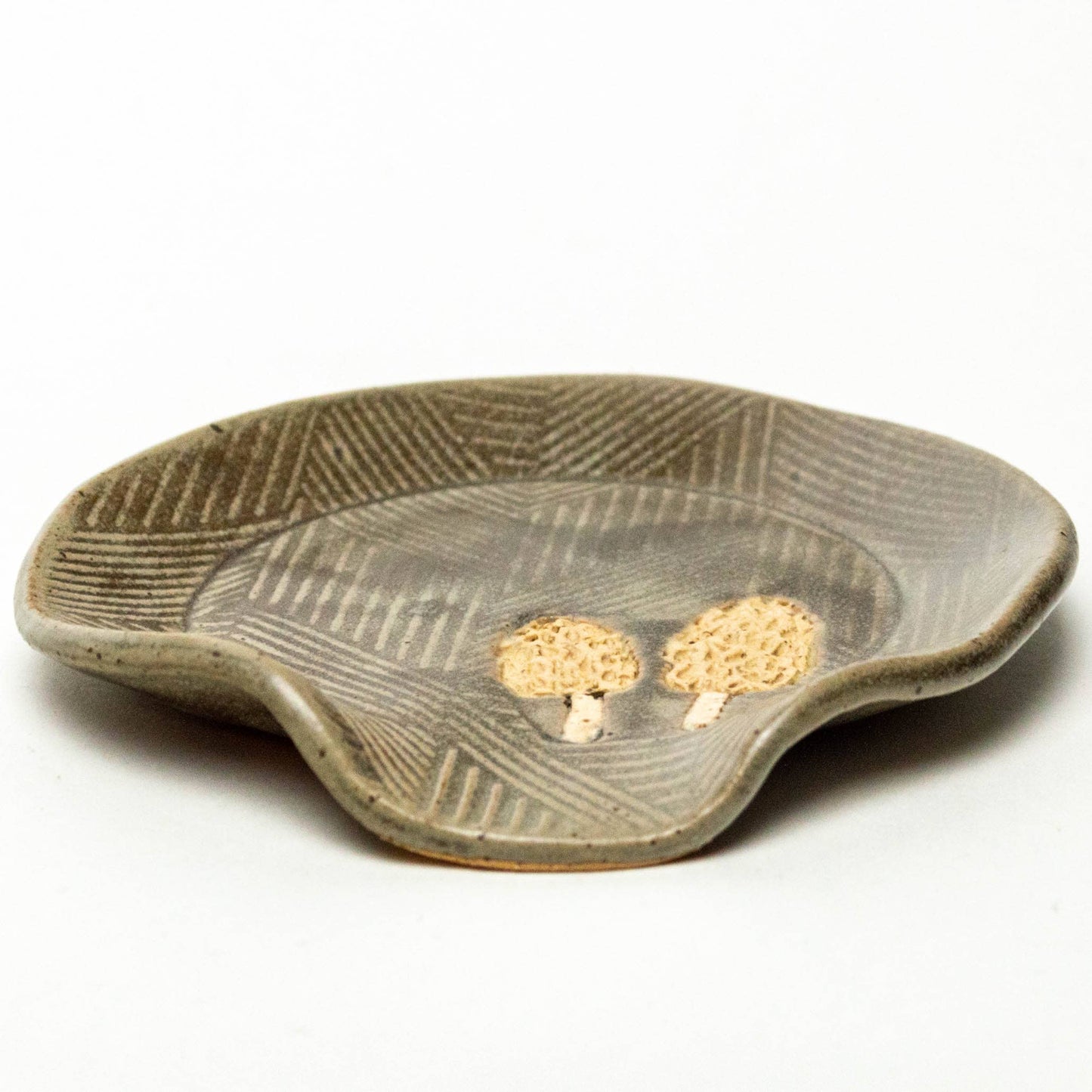Morel Handmade Ceramic Spoon Rest