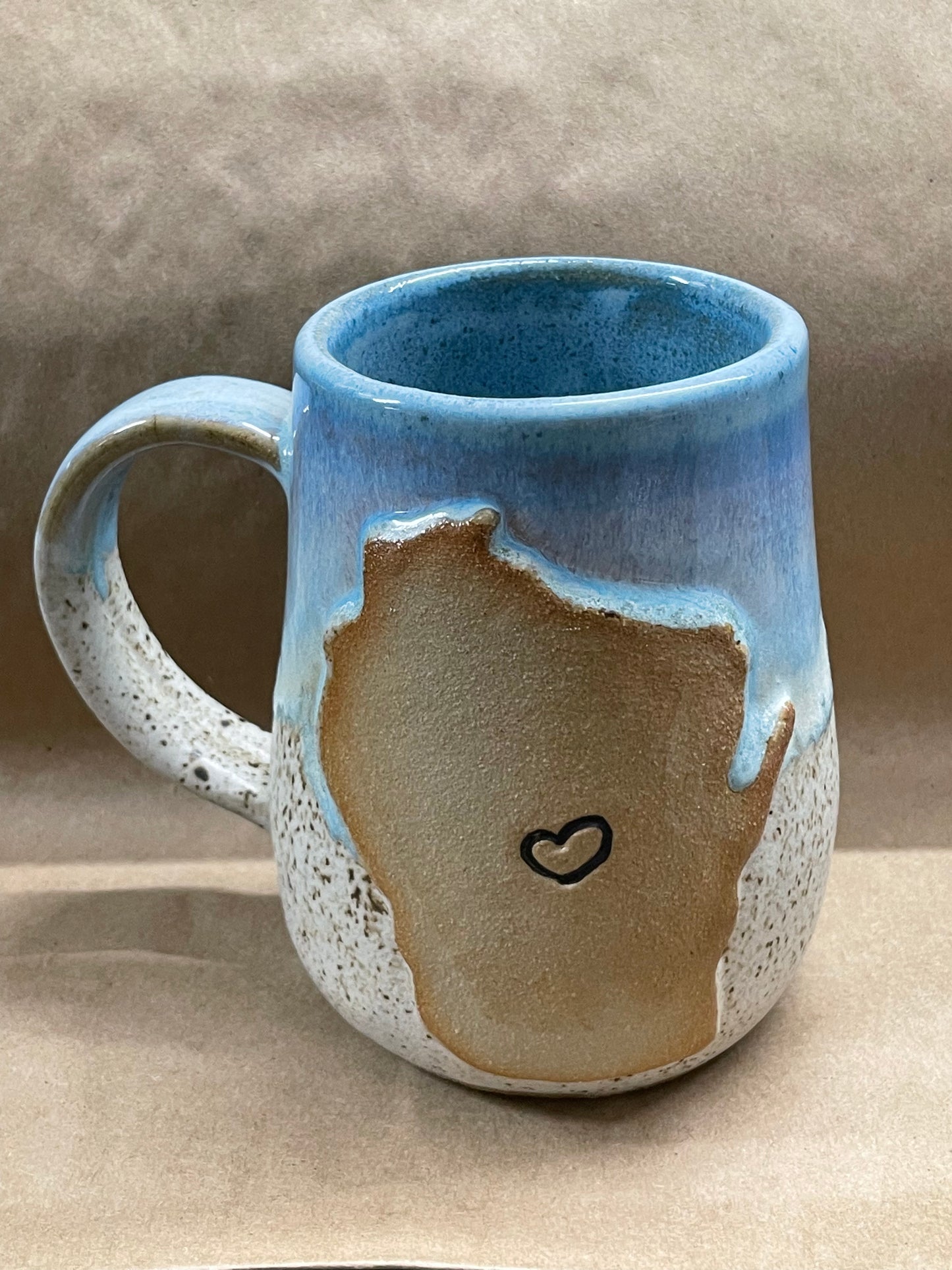 Wisconsin Heart Mug