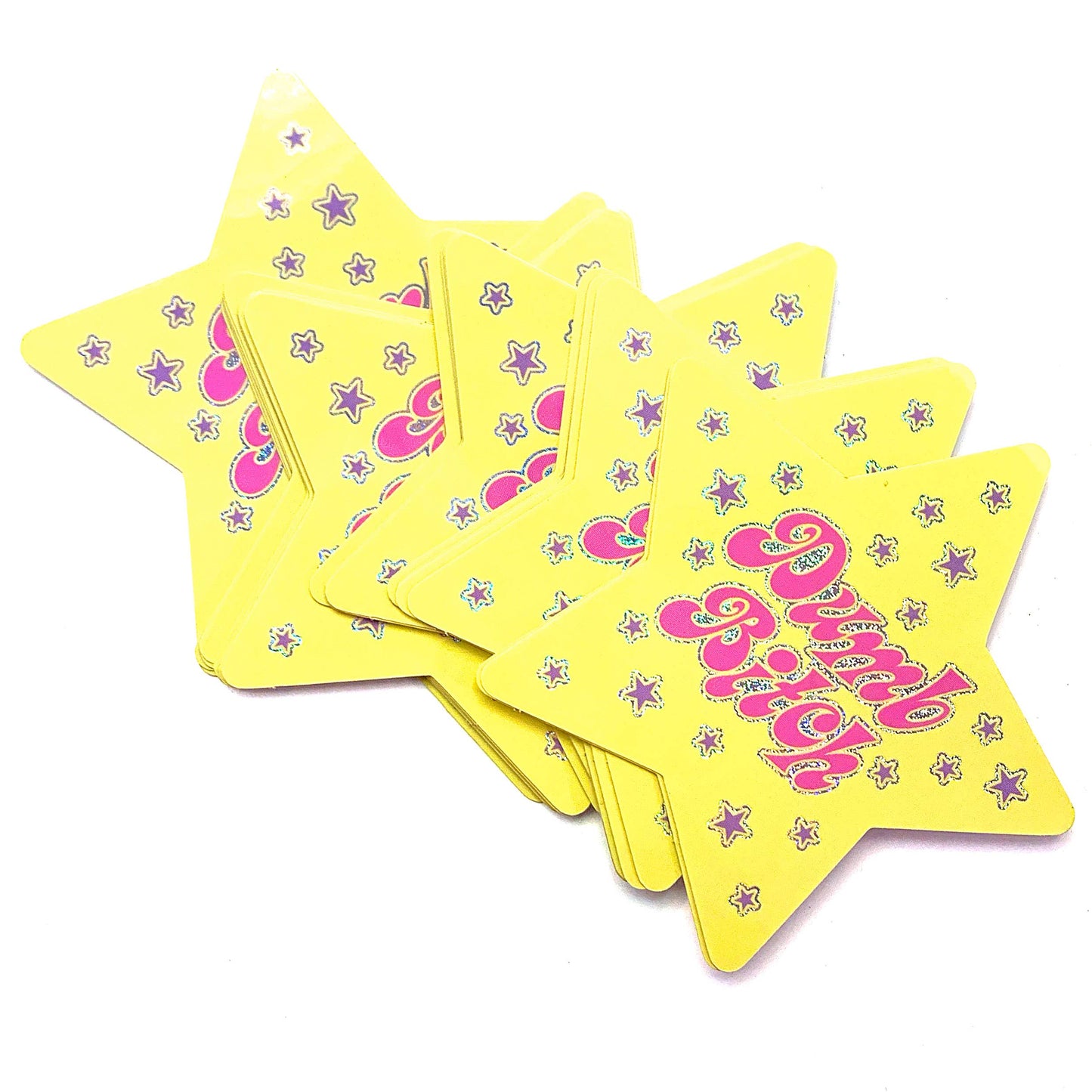 Dumb Bitch Star Sticker