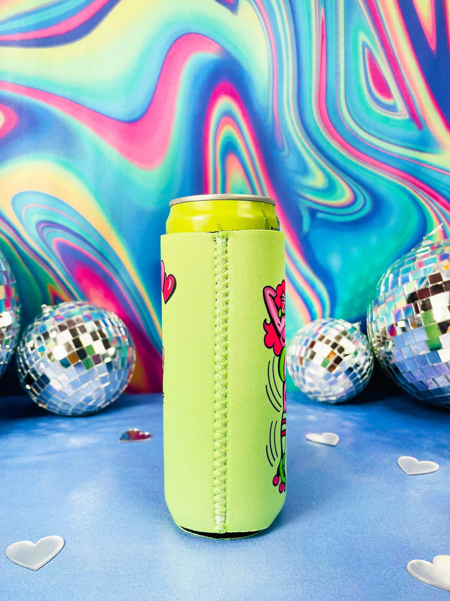 Skatin Babe Slim Can Cooler