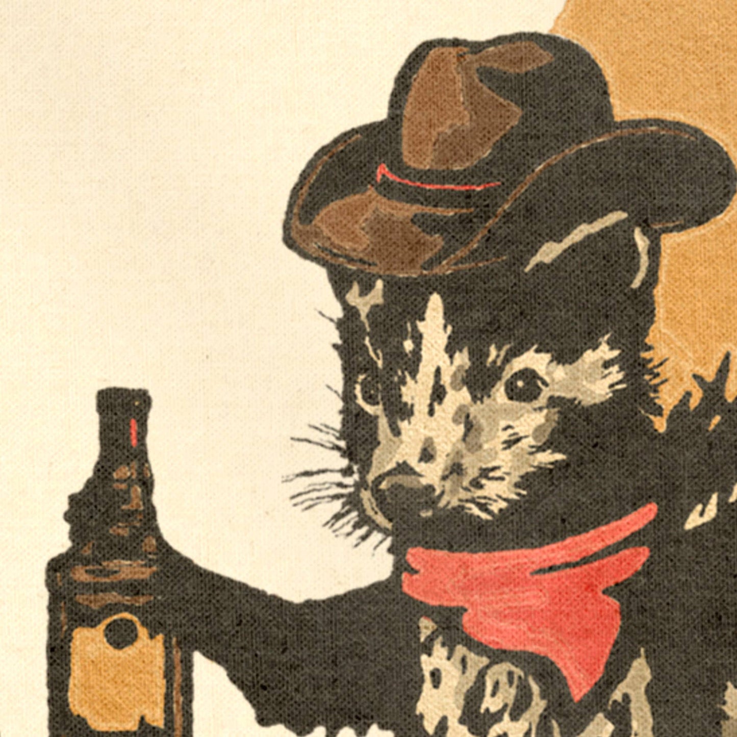 Skunk Cowboy Tote Bag
