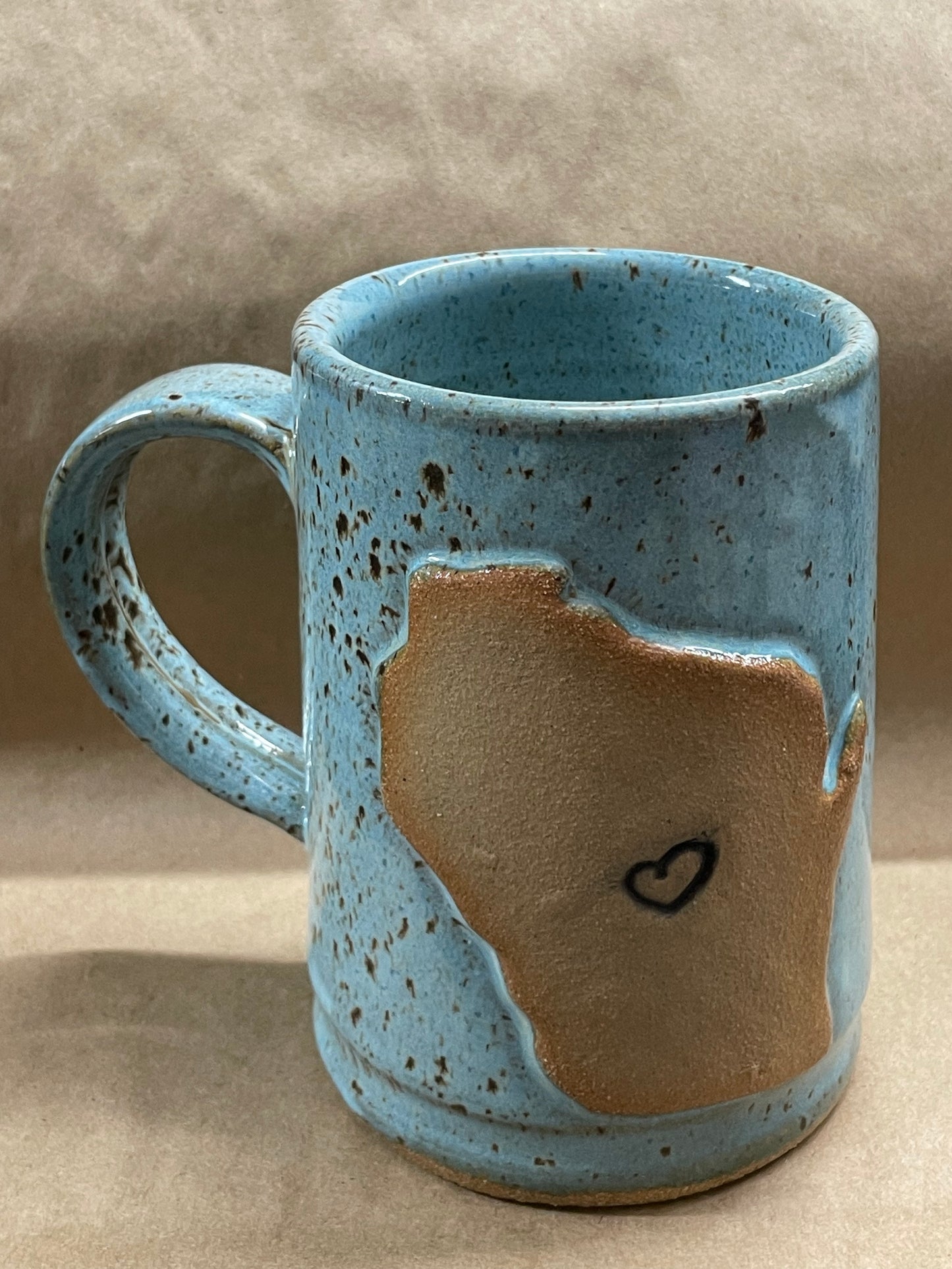 Wisconsin Heart Mug