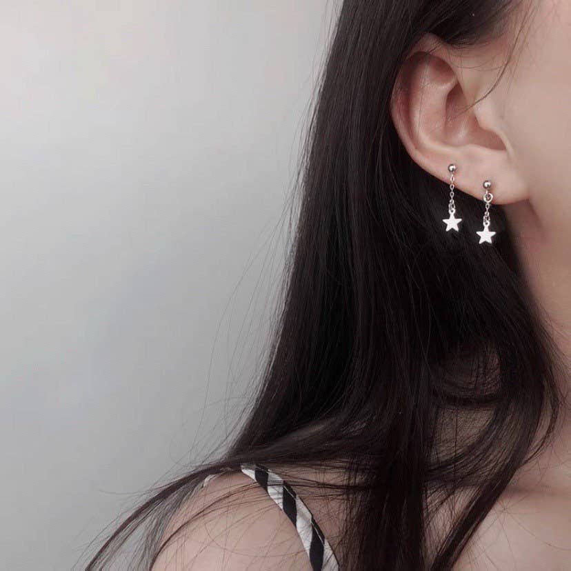 Star Mini Dangle Earrings