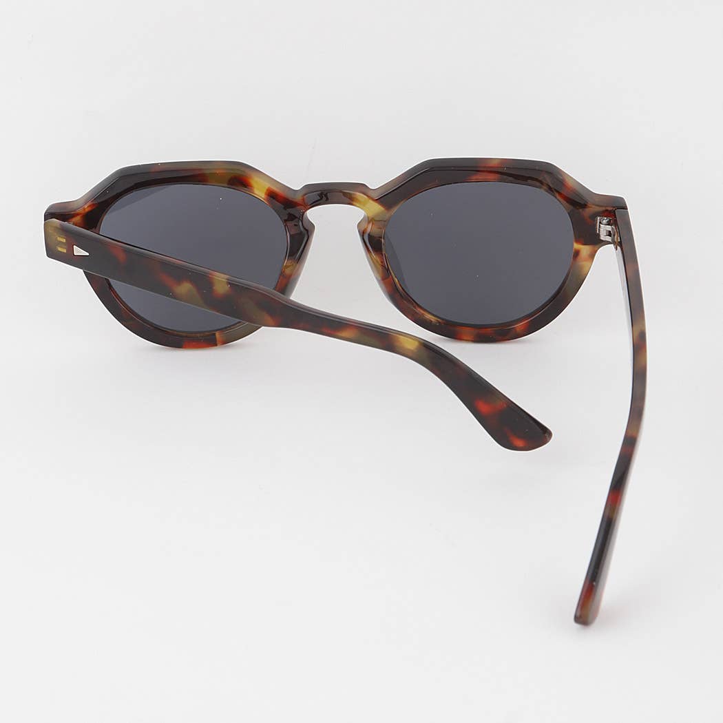 Blocky Round Sunglasses