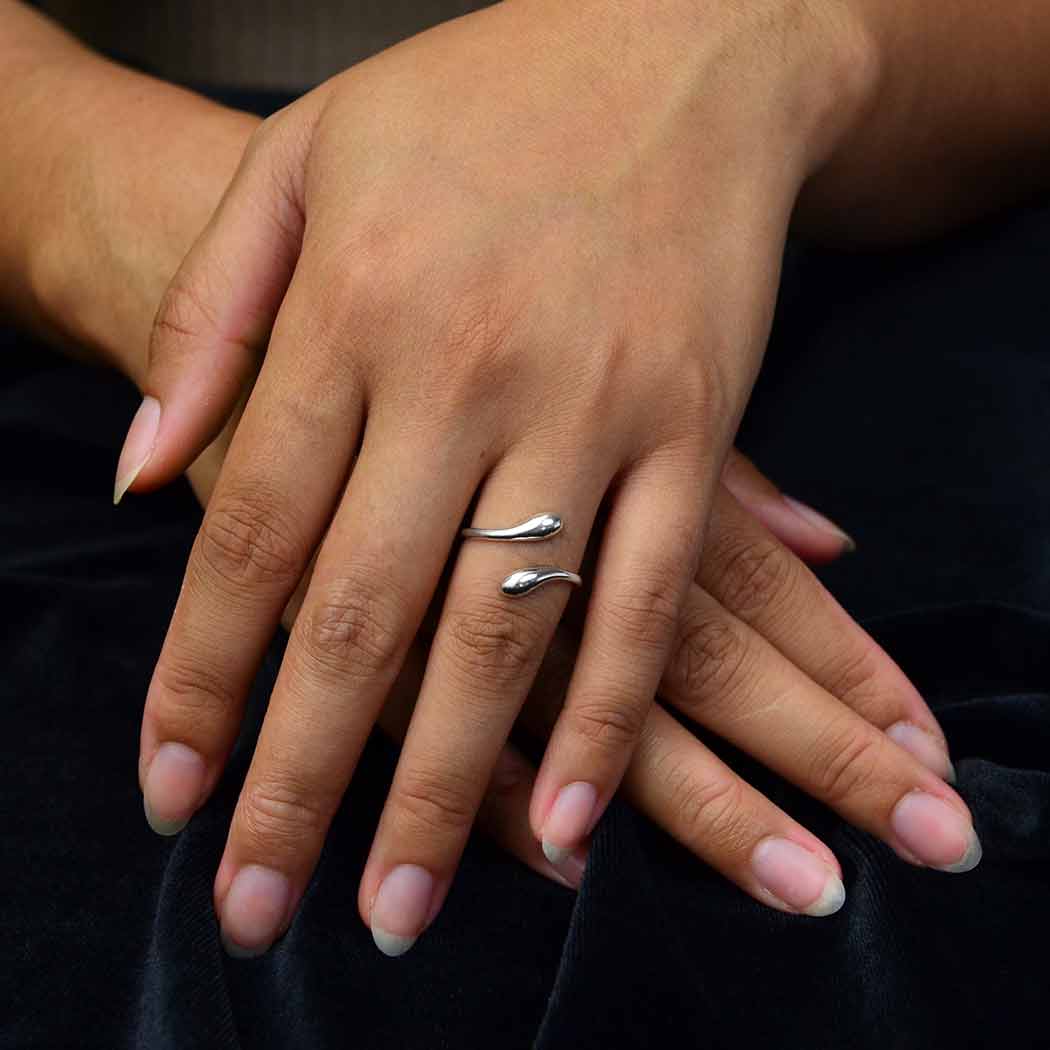 Teardrop Adjustable Ring