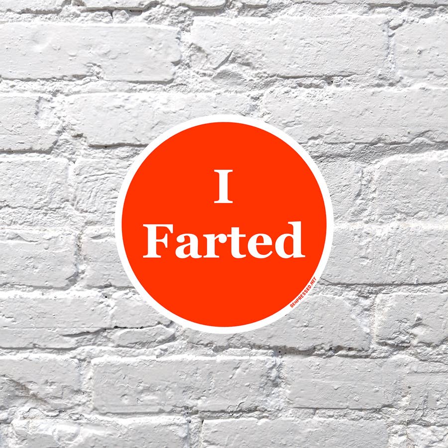 I Farted Sticker