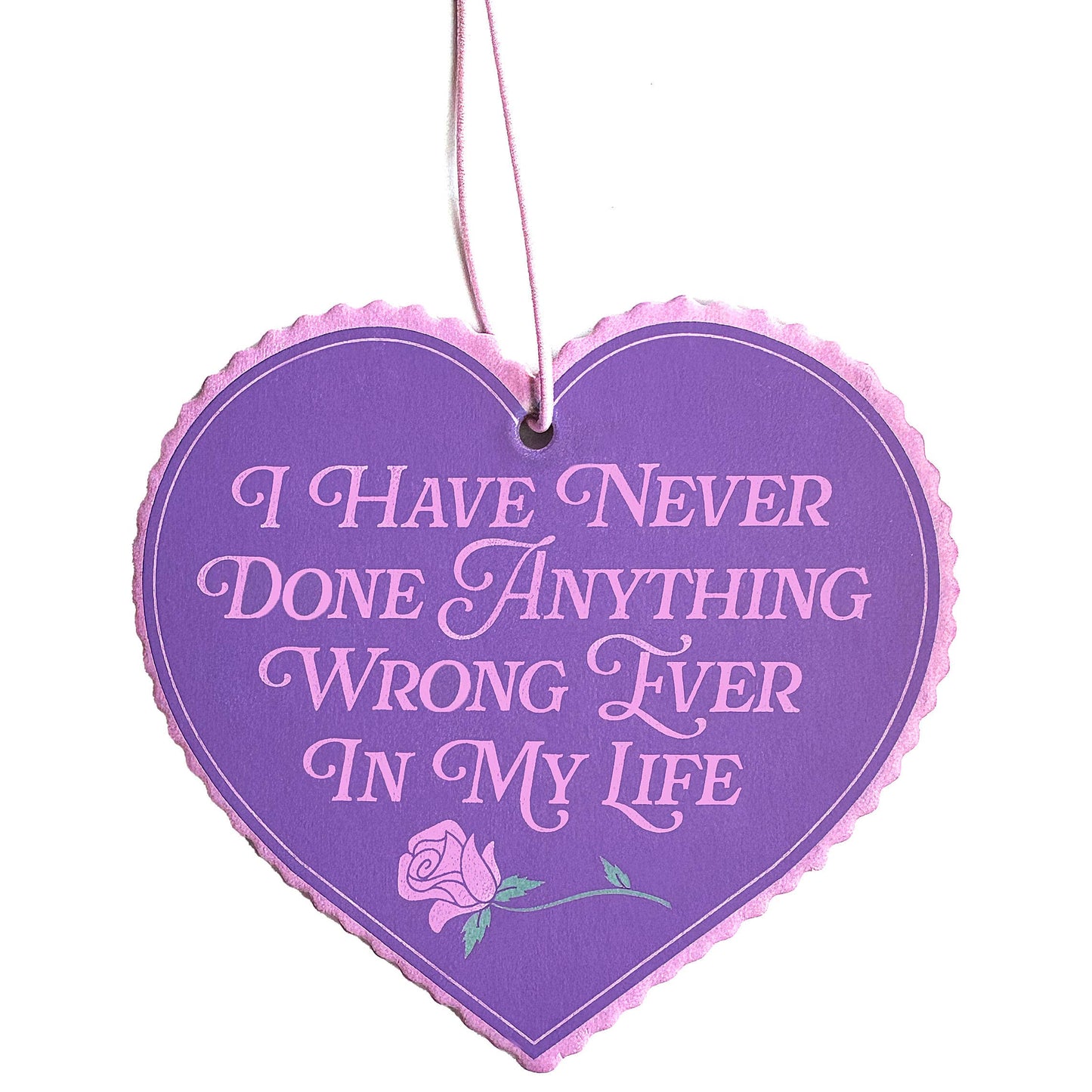 I Have Never Done Anything Wrong Air Freshener