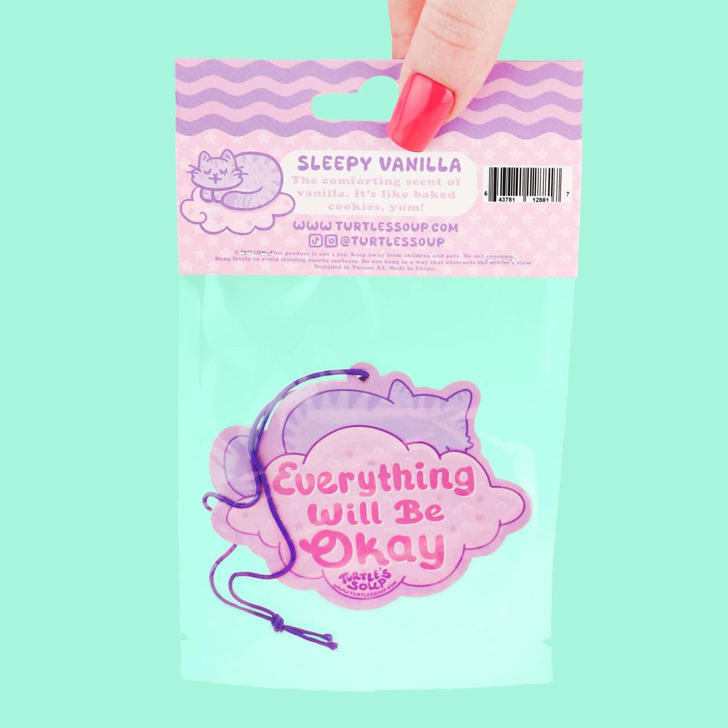 Take A Deep Breath Kitten Air Freshener