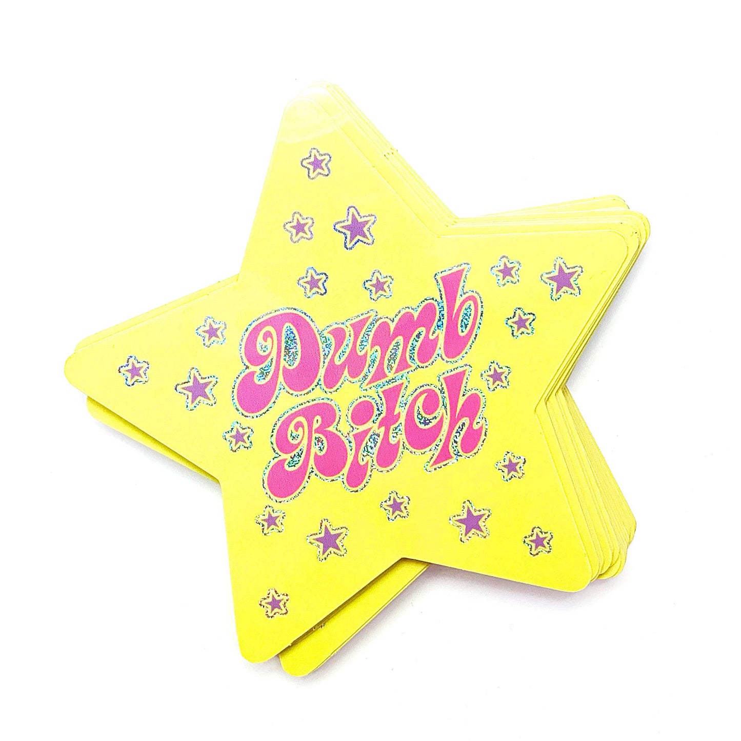 Dumb Bitch Star Sticker