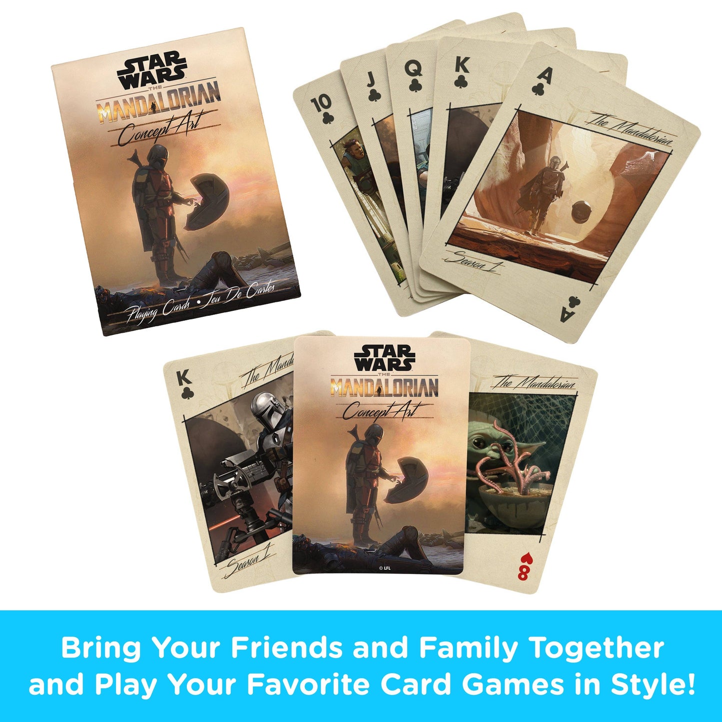 Star Wars The Mandalorian Playing Cards