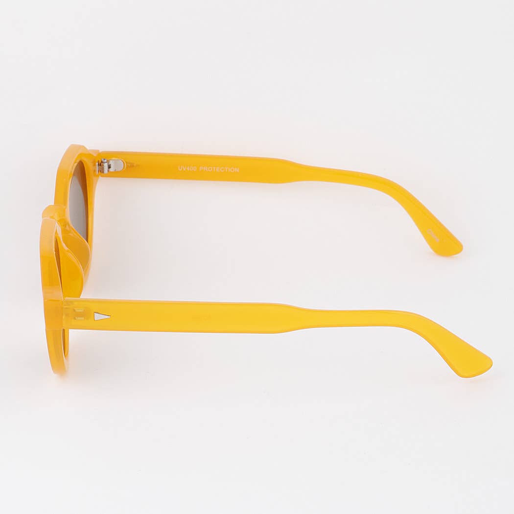 Blocky Round Sunglasses