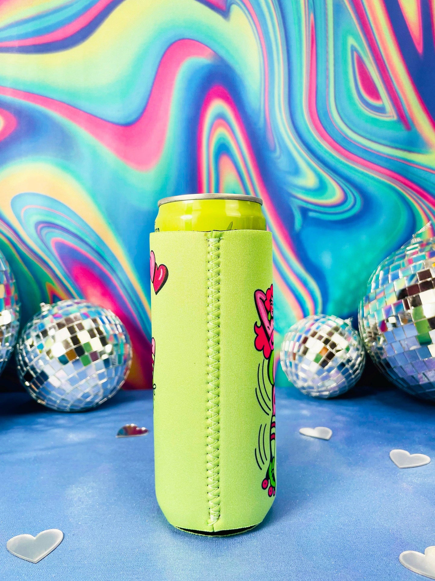 Skatin Babe Slim Can Cooler