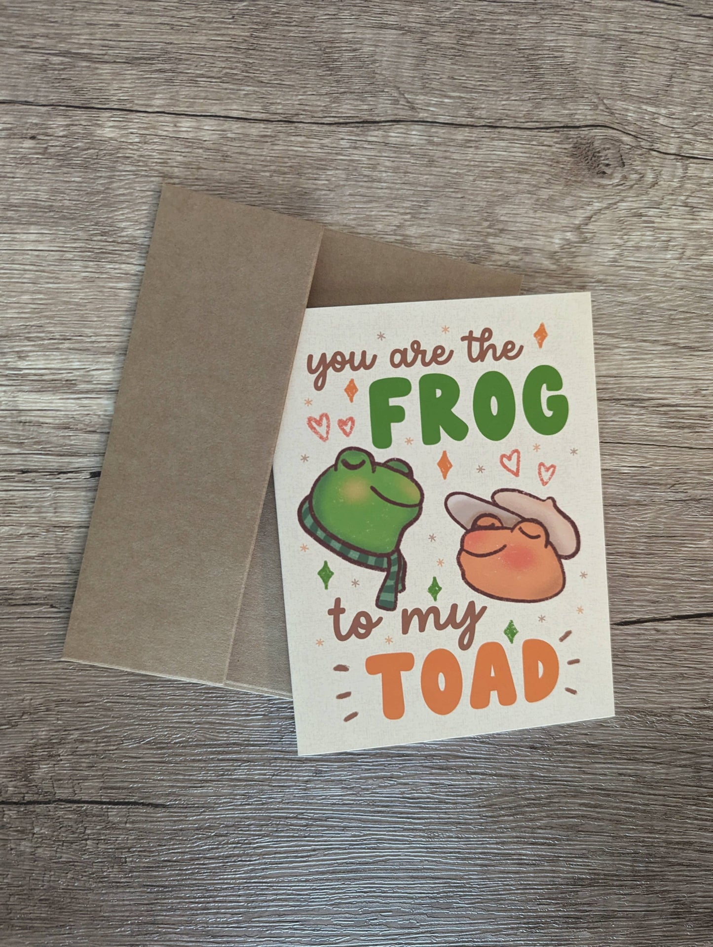 The Frog to my Toad Card