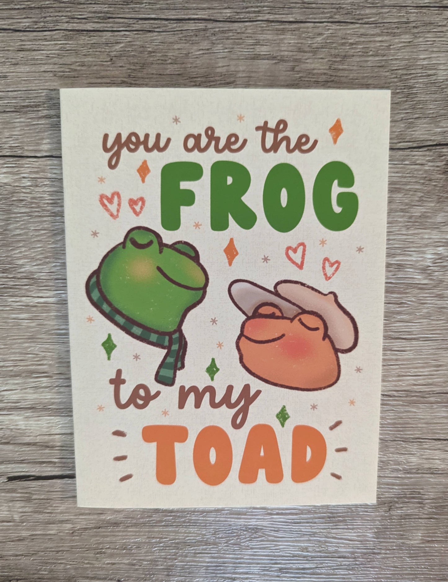 The Frog to my Toad Card