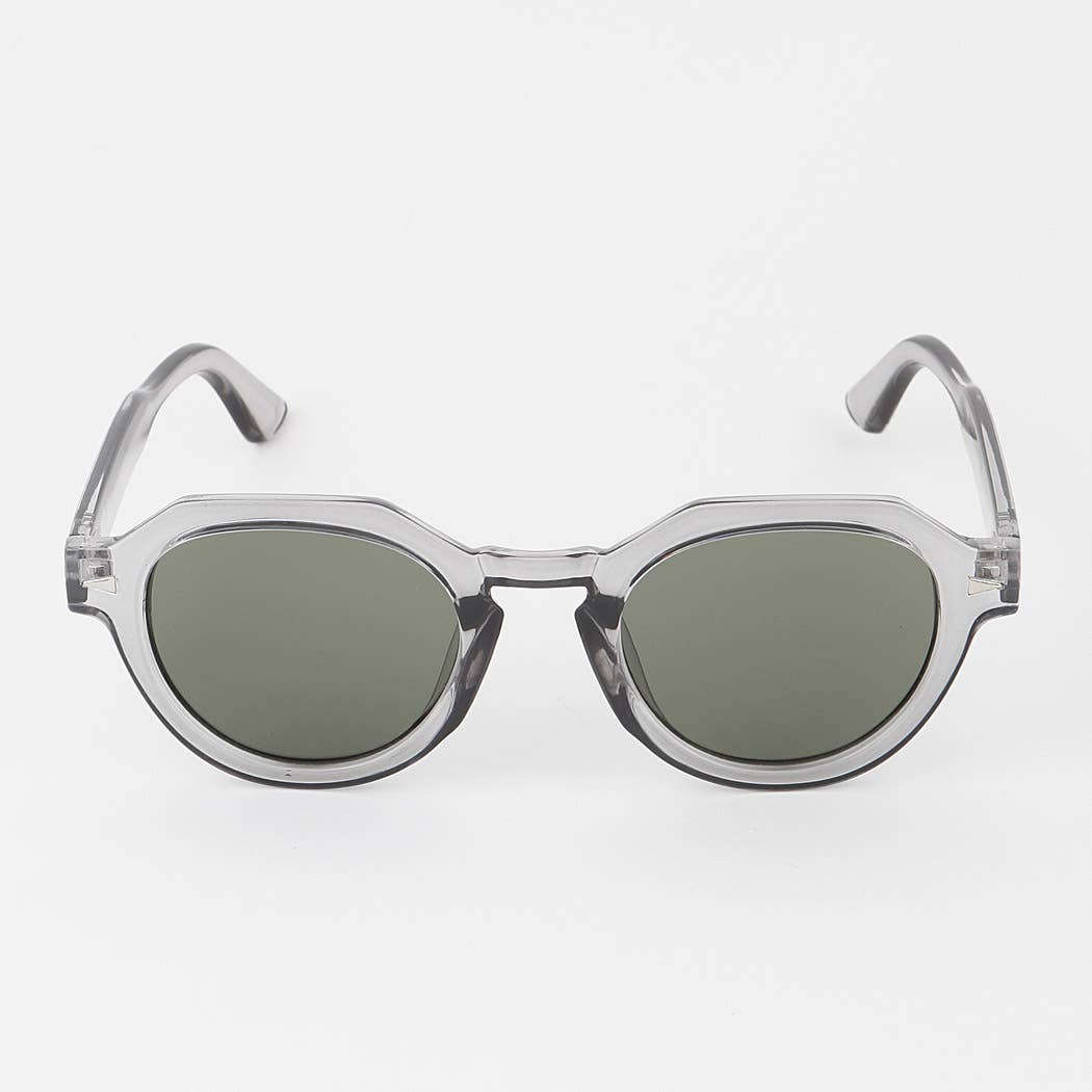 Blocky Round Sunglasses