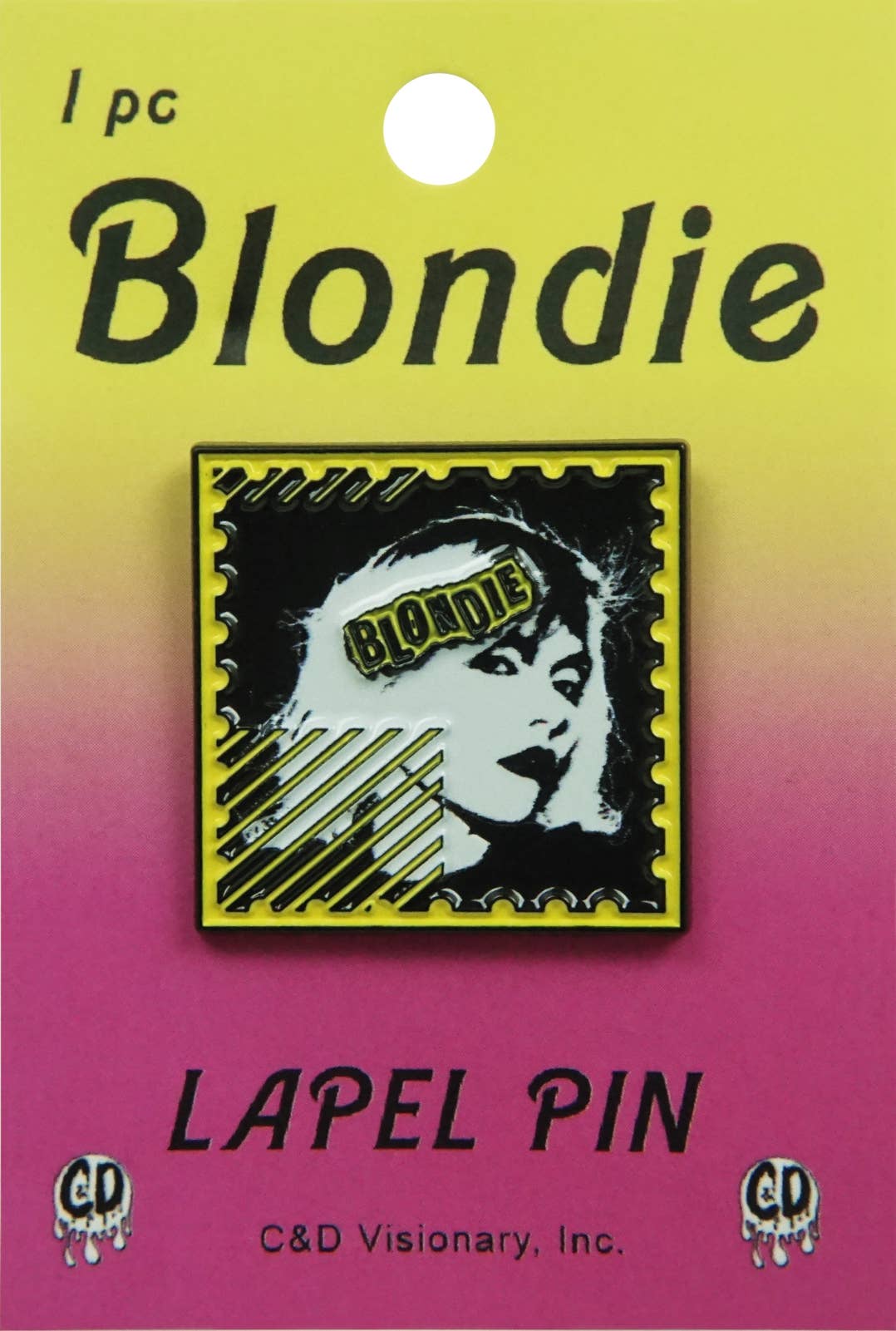 Blondie Debbie Harry Stamp Pin