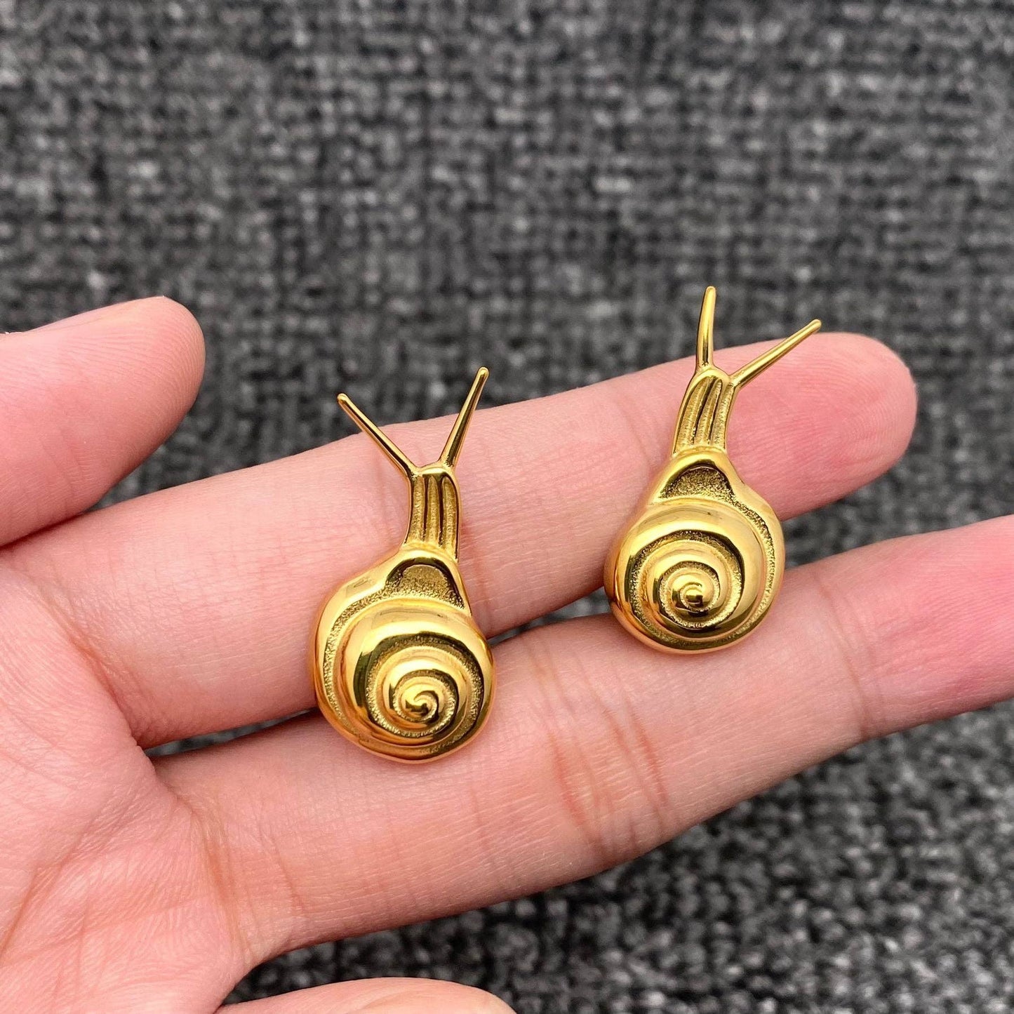 Snail Stud Earrings