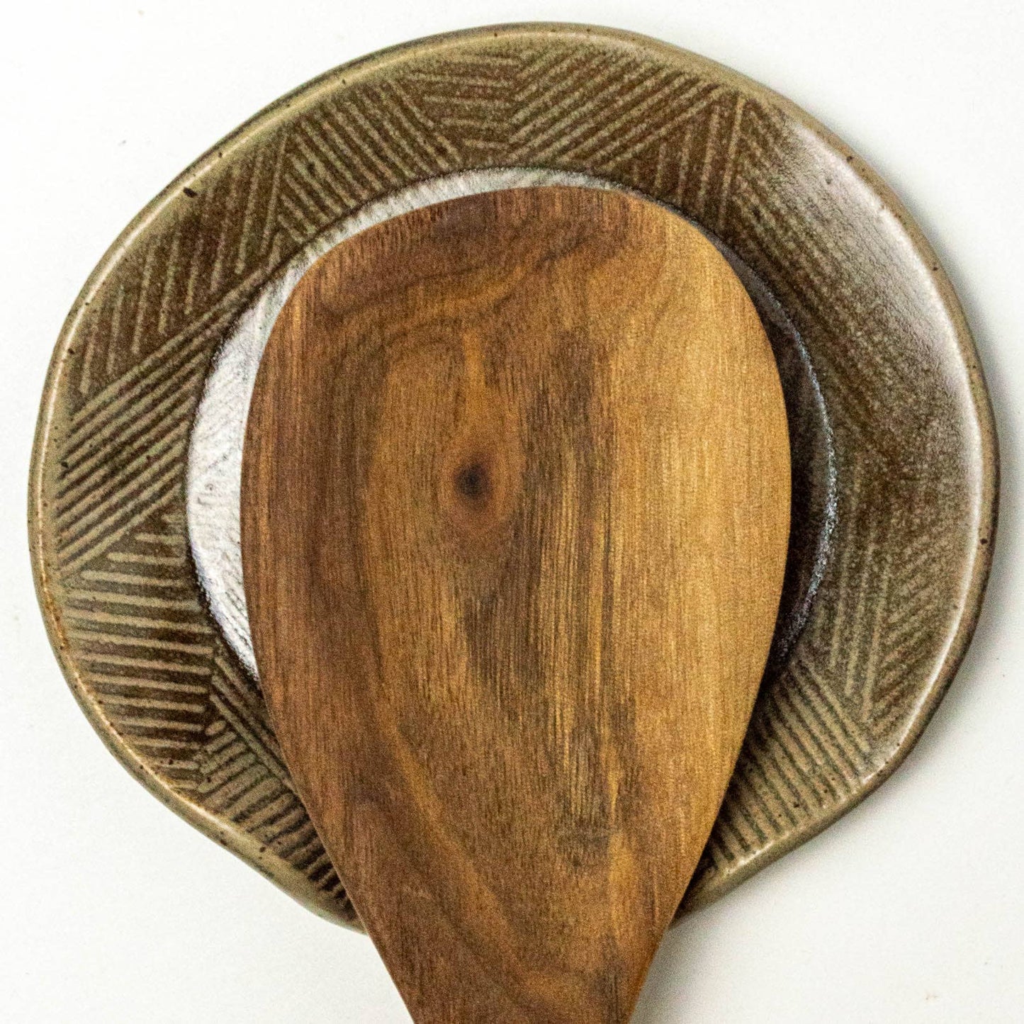 Morel Handmade Ceramic Spoon Rest