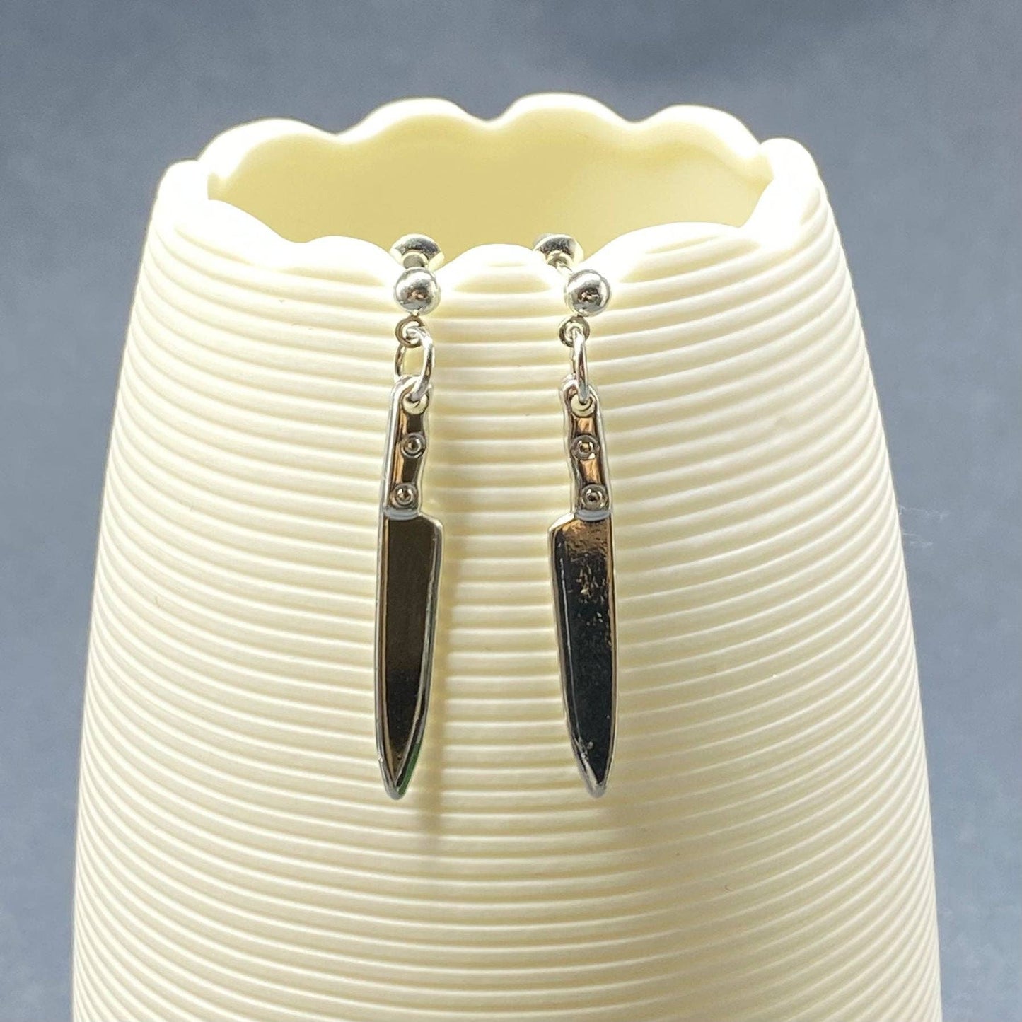 Knife Dangle Earrings
