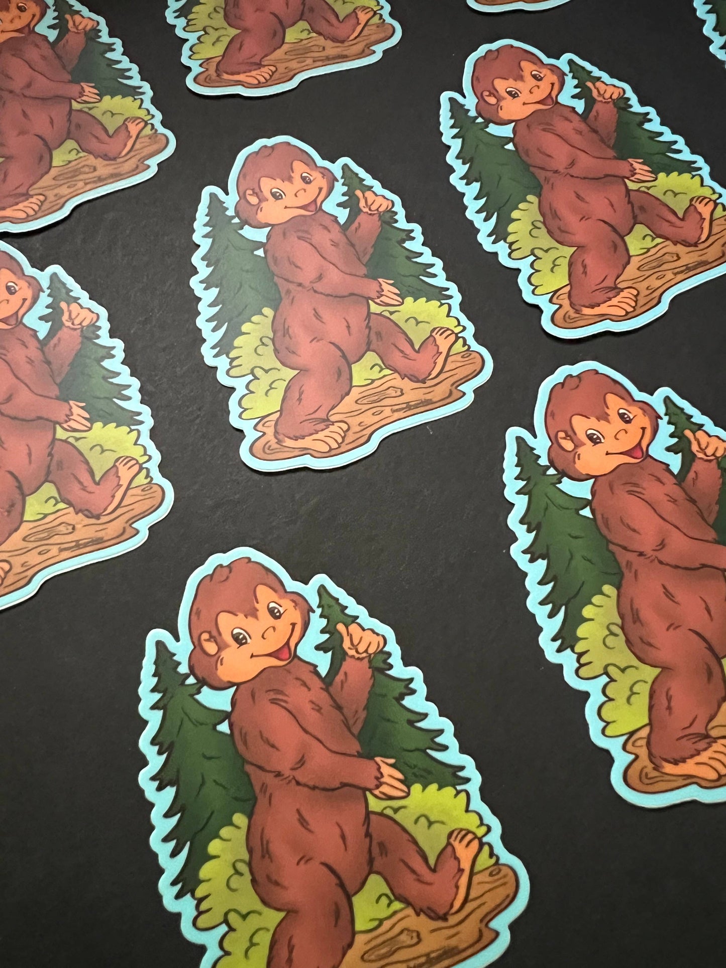 Retro Bigfoot Sticker