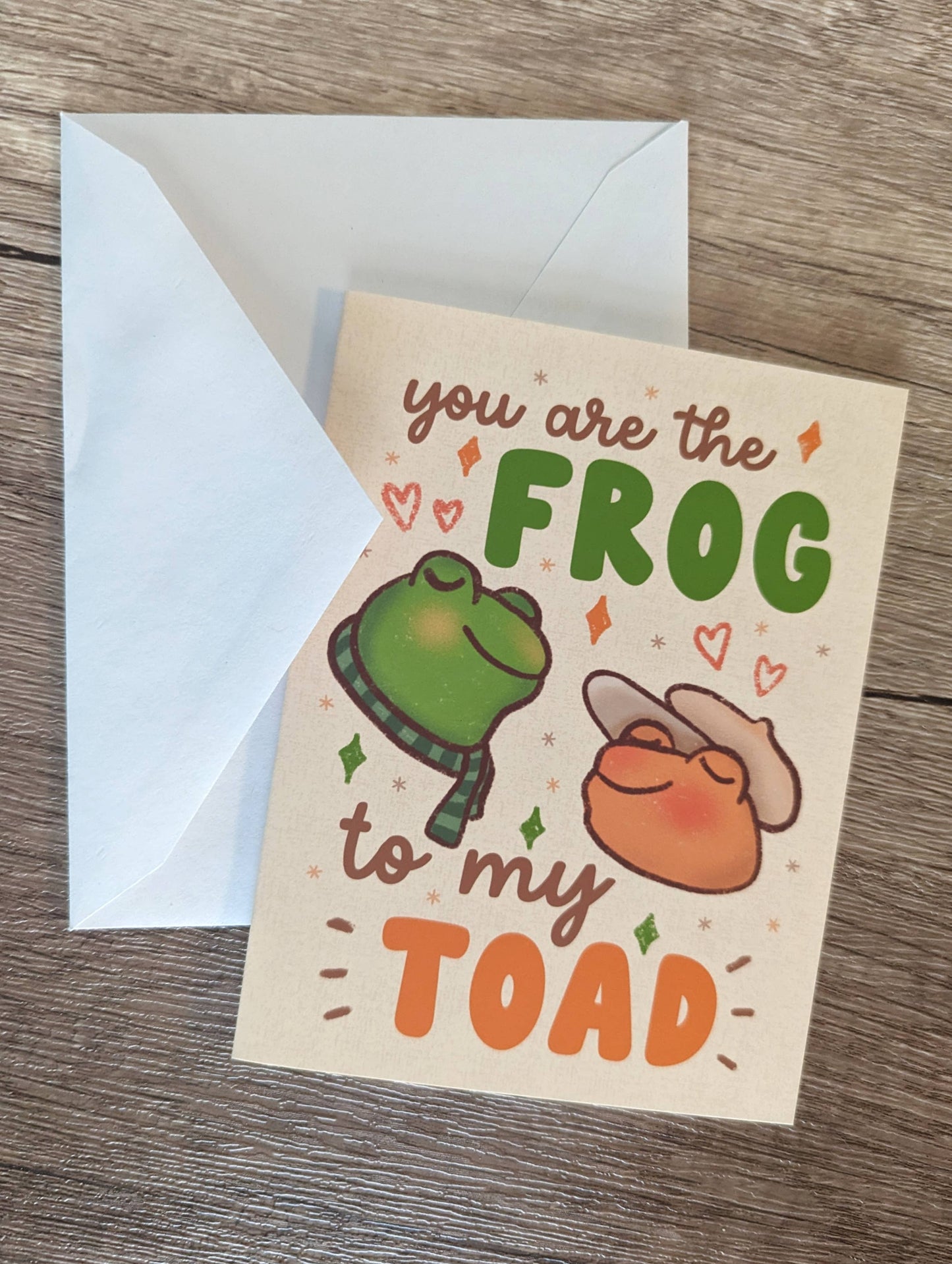 The Frog to my Toad Card