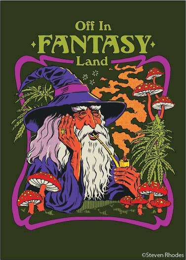 Off in Fantasy Land Magnet