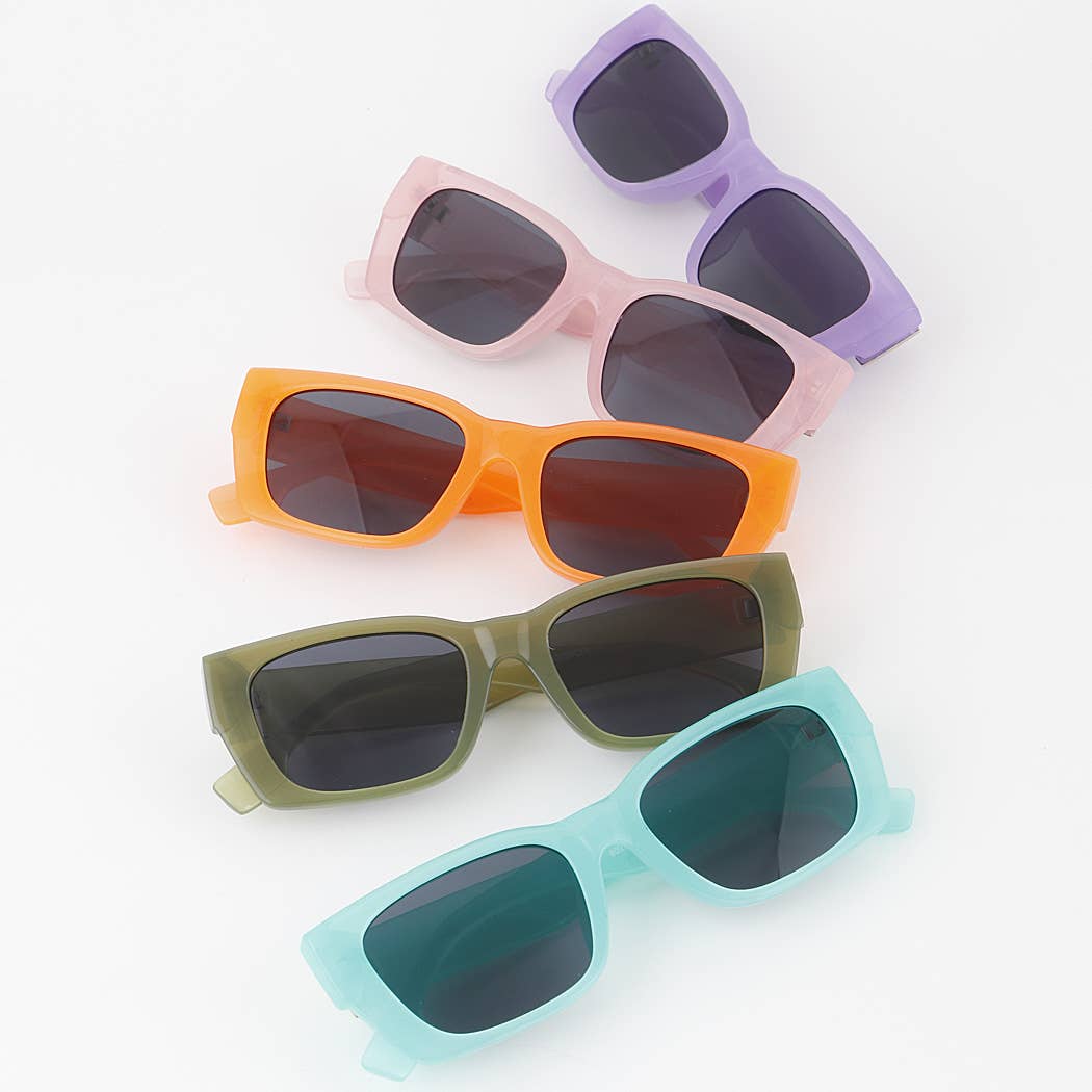 Bright Square Sunglasses