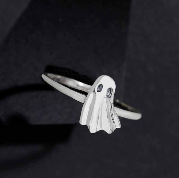 Ghost Sterling Silver Ring
