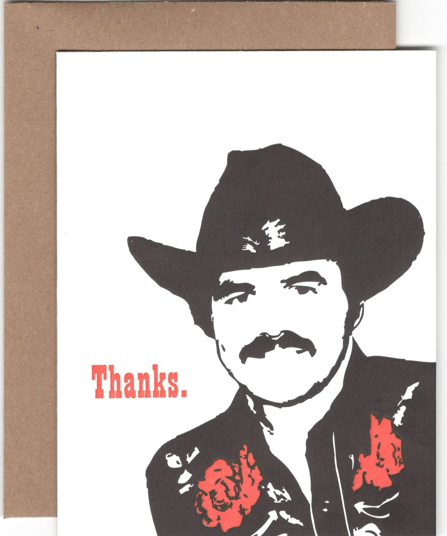 Burt Thanks Greeting Card