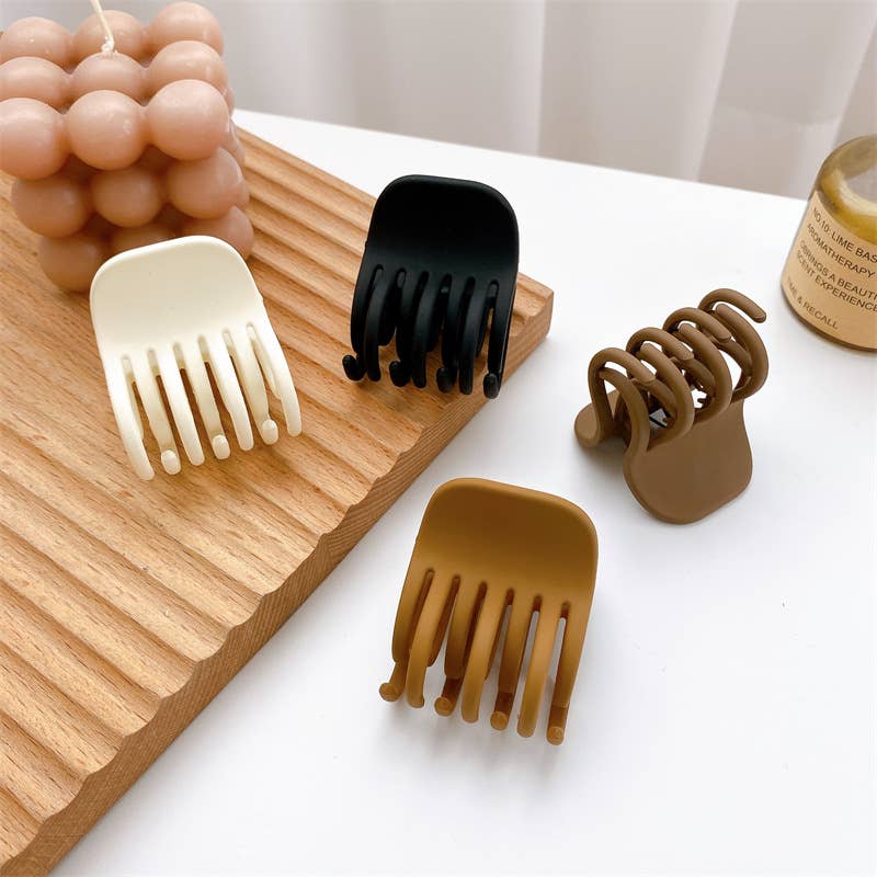 Neutral Small Matte Hair Clip