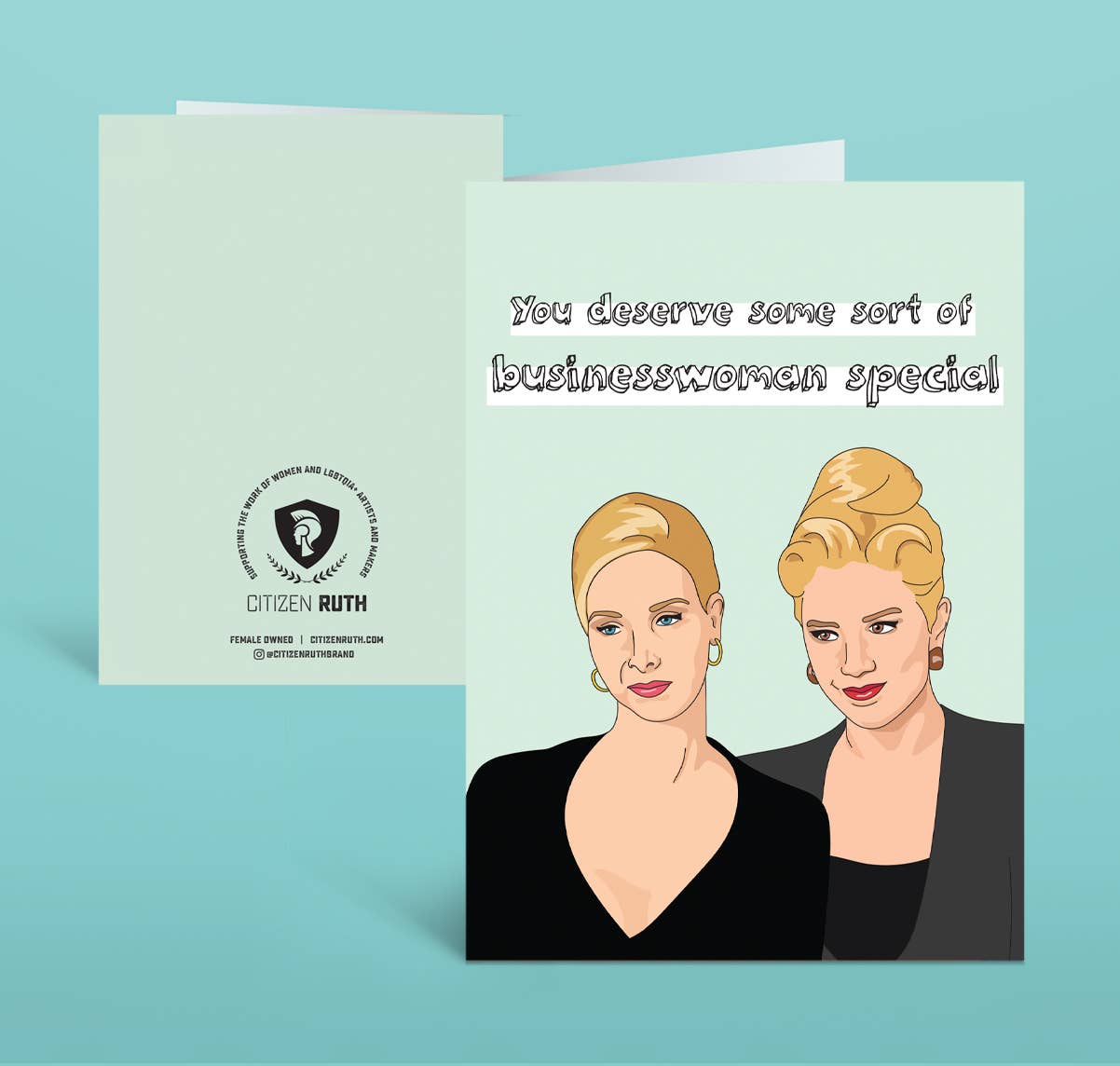 Romy and Michelle Card