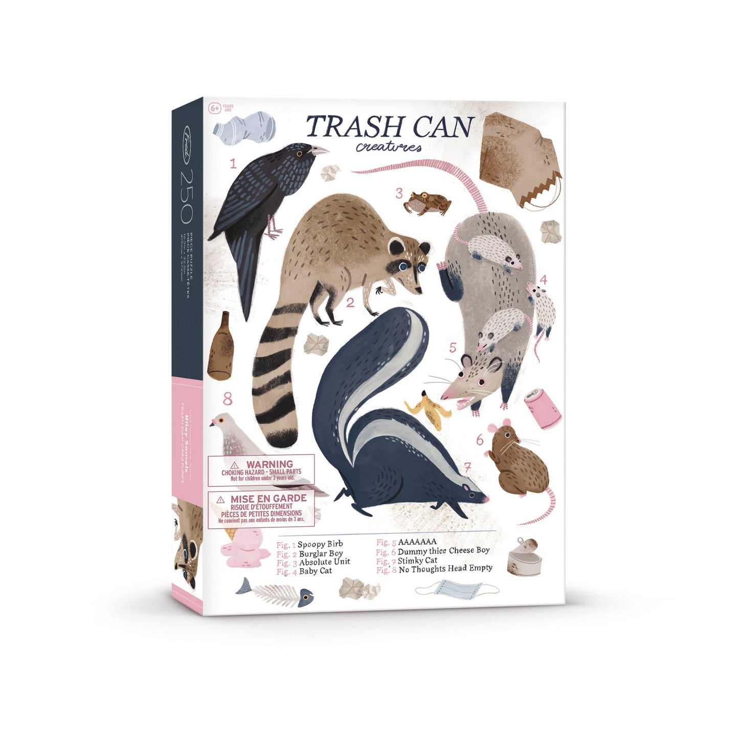 Trash Can Creatures 250 Piece Puzzle