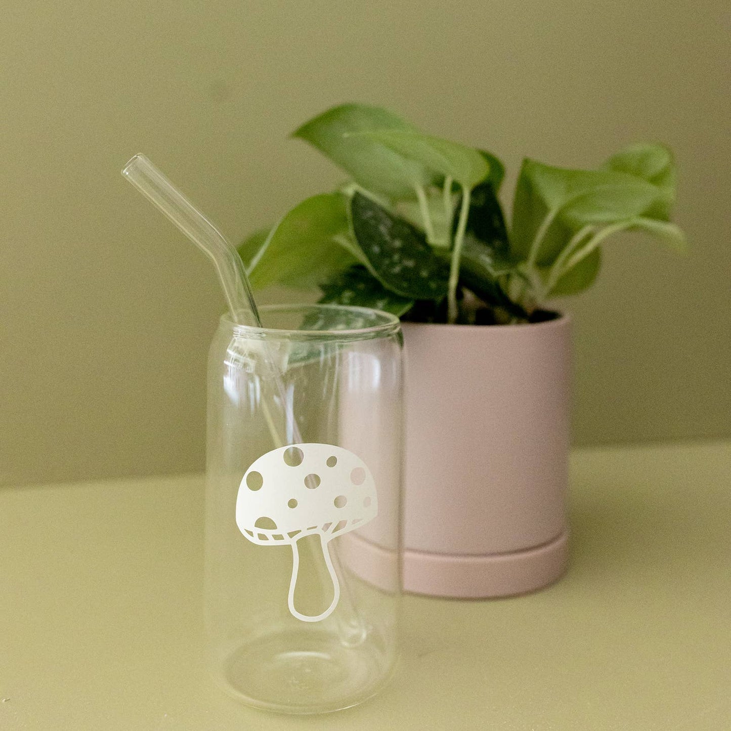 Mushroom Can Glass