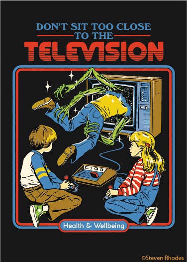 Don't Sit Too Close to the Television Magnet