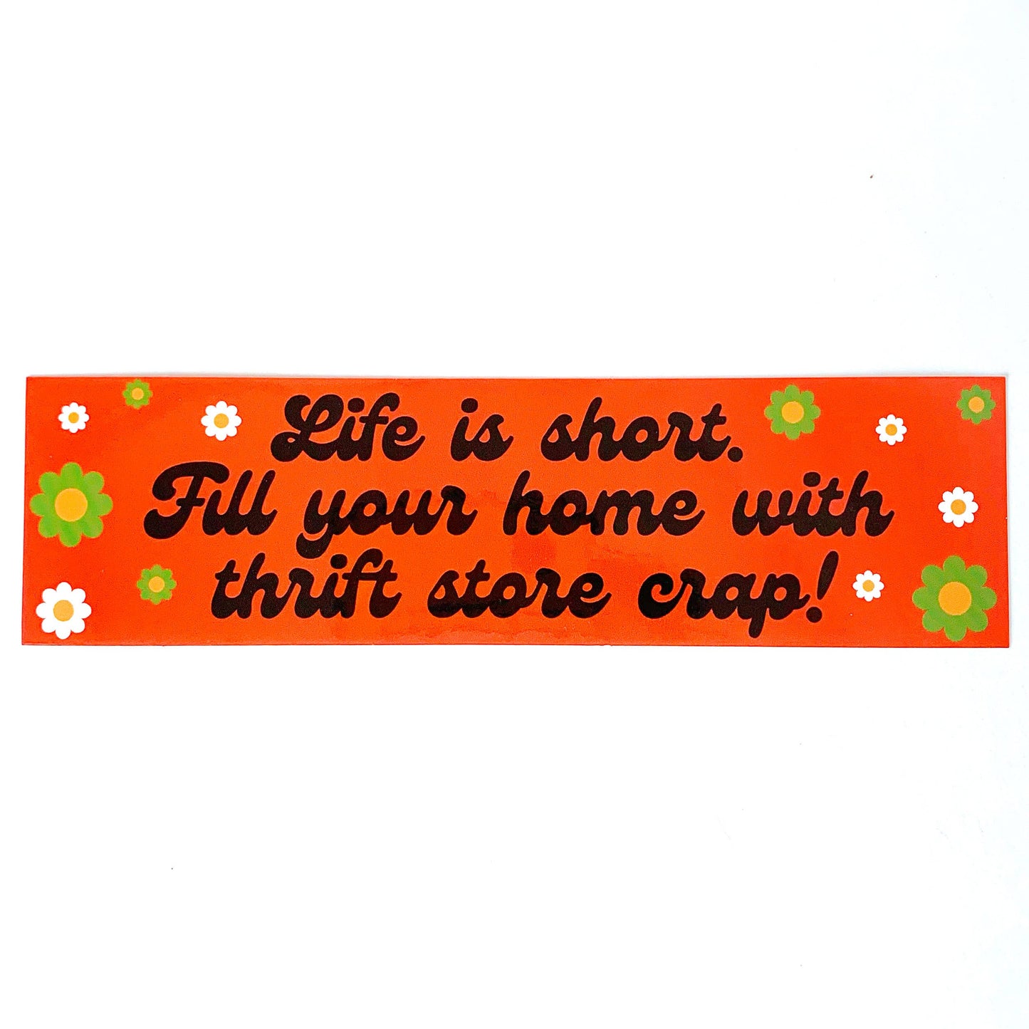 Thrift Store Crap Vinyl Sticker