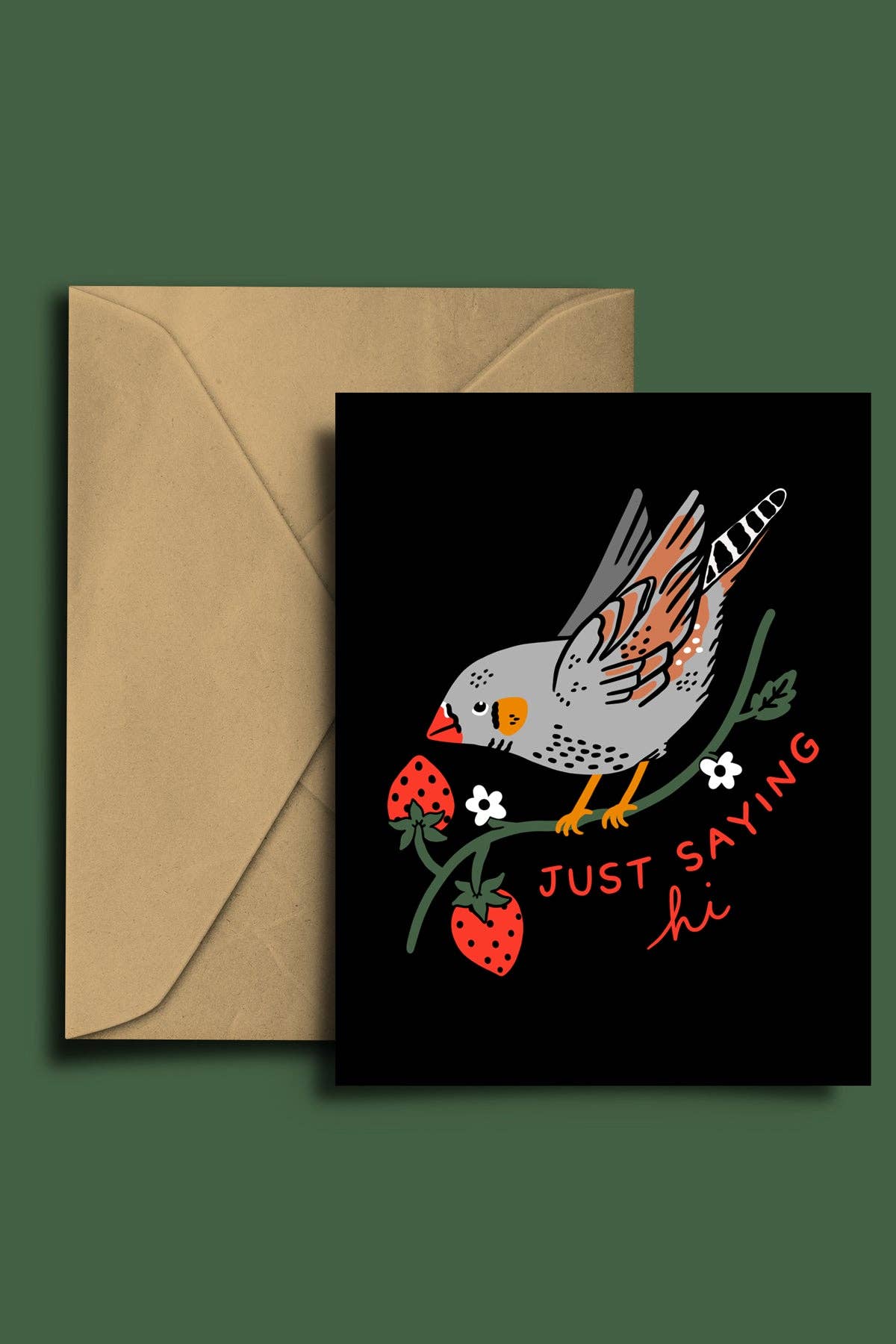 Just Saying Hi Card